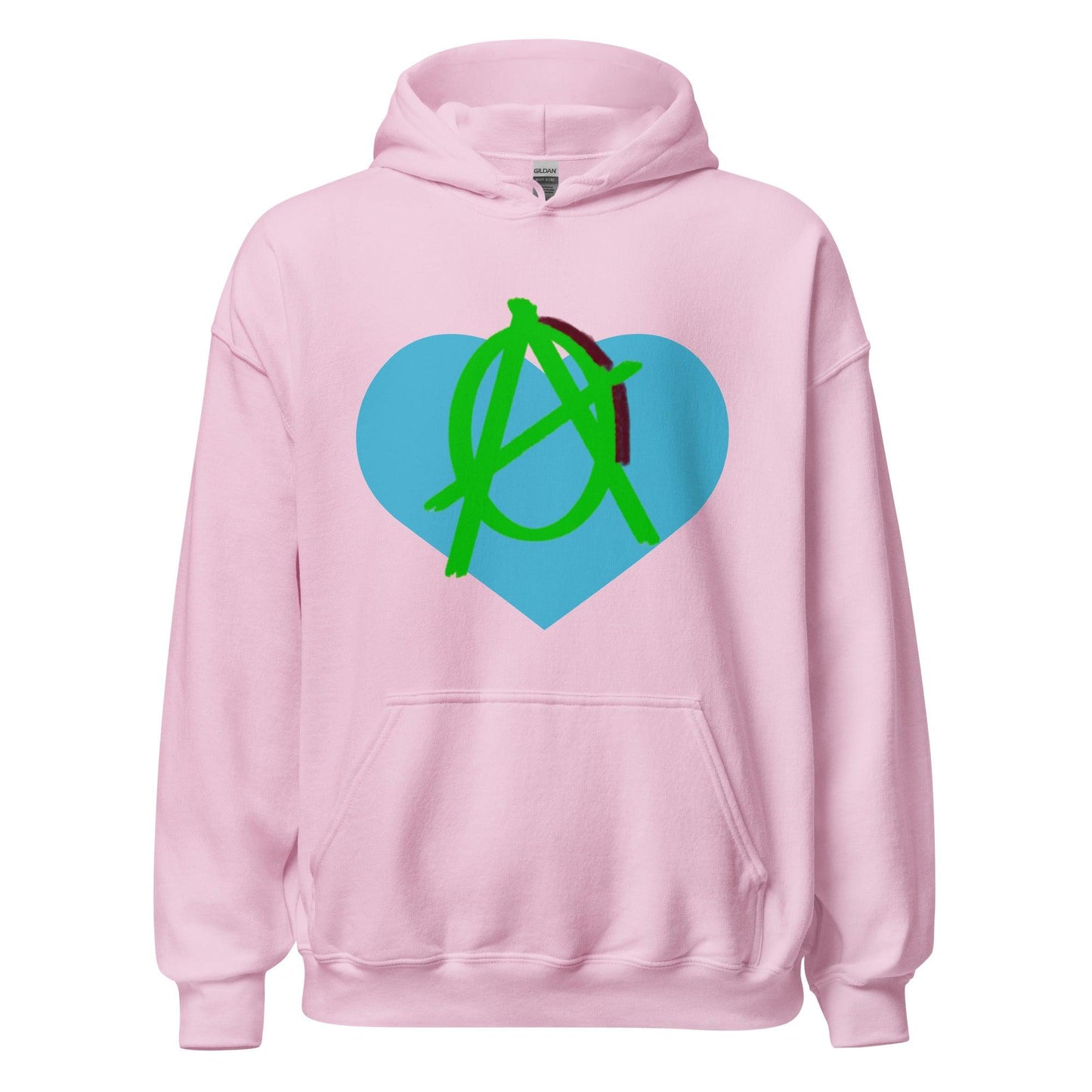 Anarchy Wear Green Love Hoodie - AnarchyWear