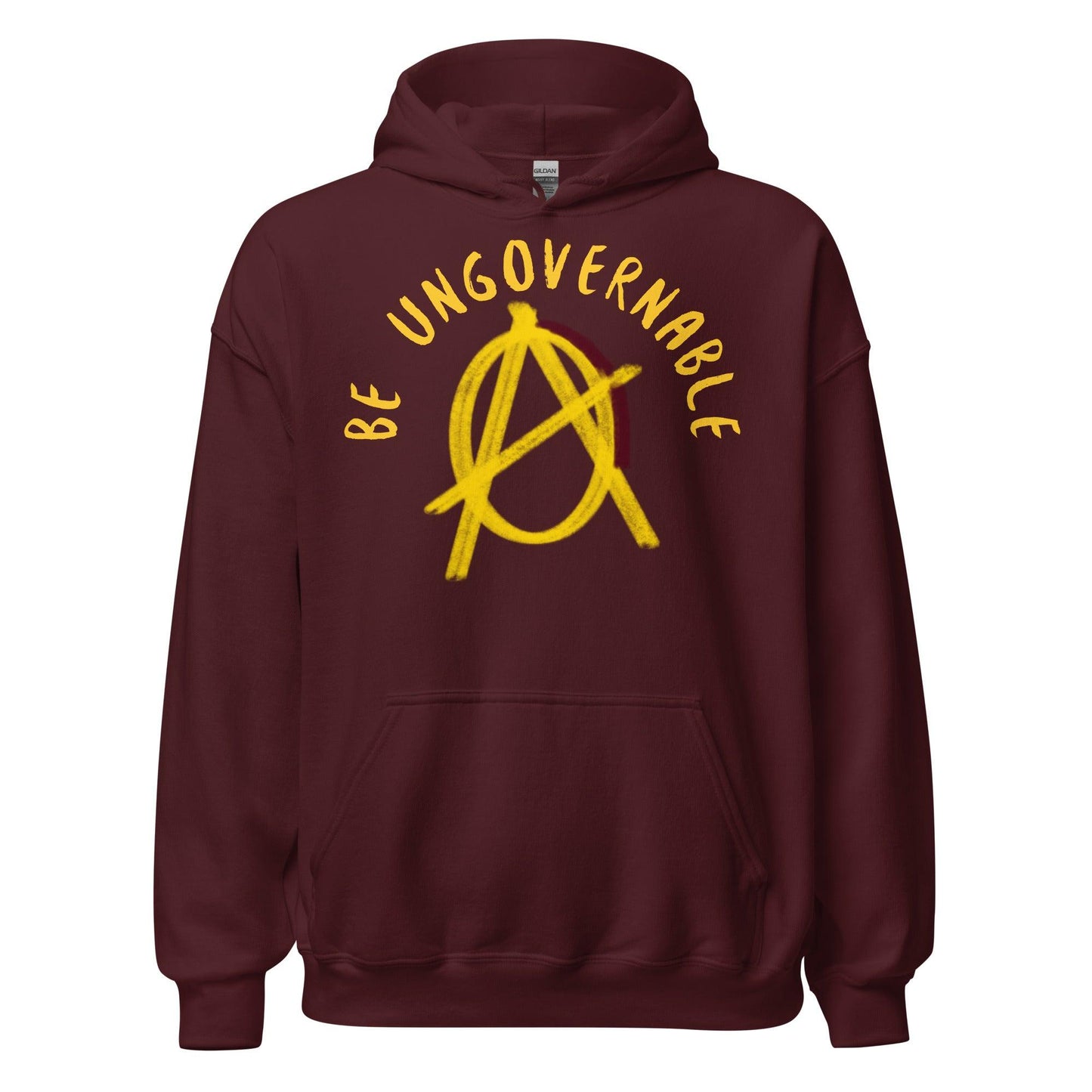 Anarchy Wear Gold "Be Ungovernable" Hoodie - AnarchyWear