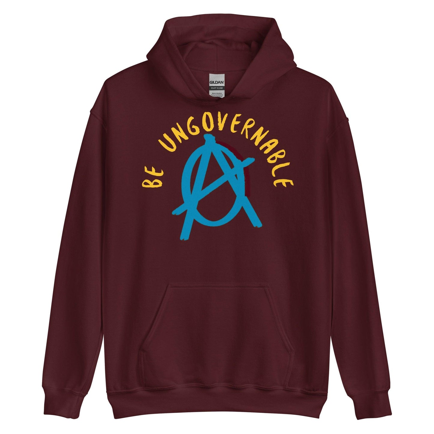 Anarchy Wear Blue "Be Ungovernable" Hoodie - AnarchyWear