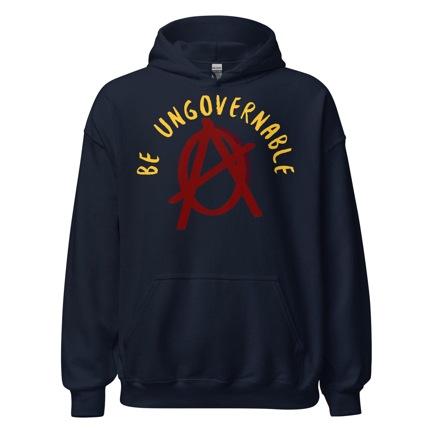 Anarchy Wear Red "Be Ungovernable" Hoodie - AnarchyWear