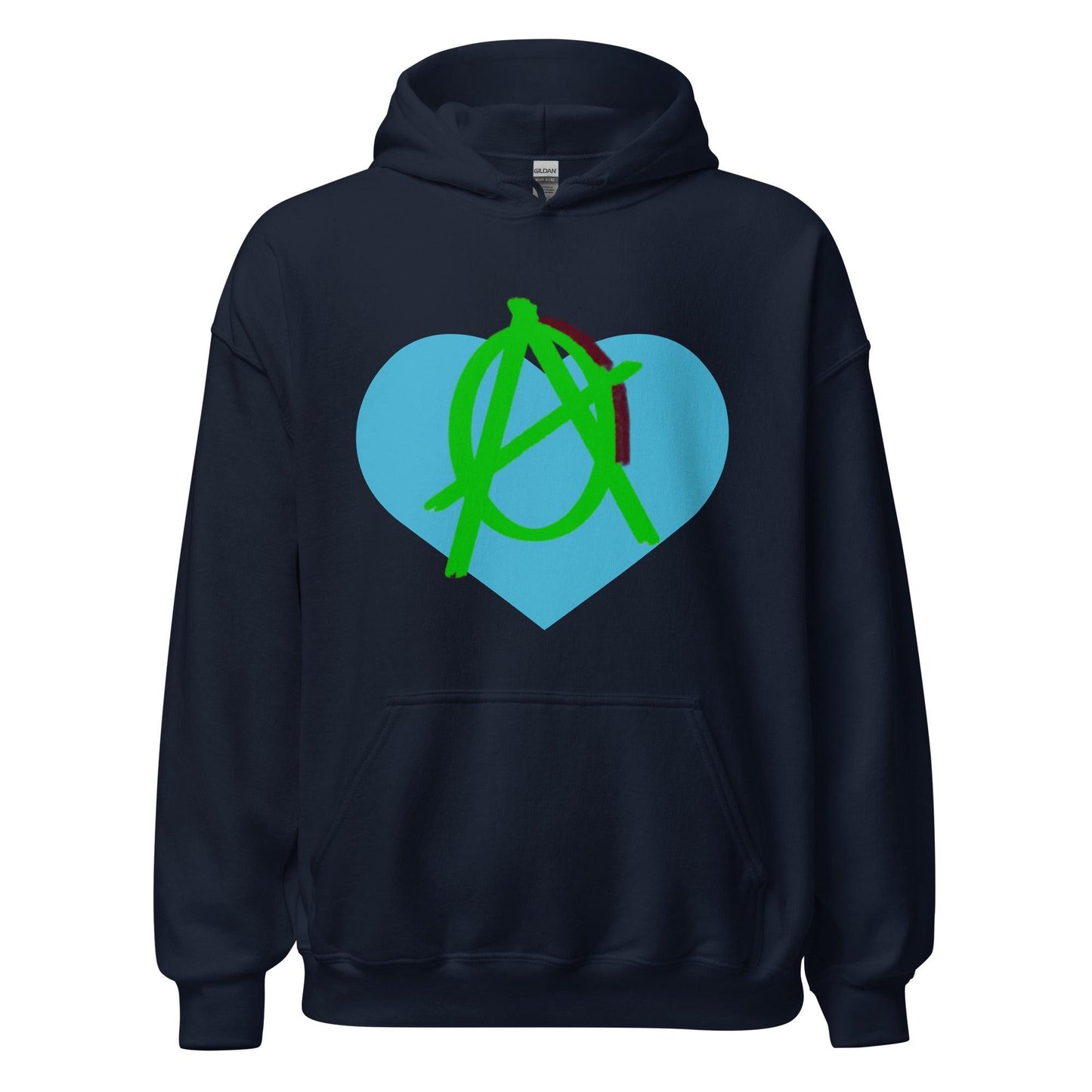 Anarchy Wear Green Love Hoodie - AnarchyWear