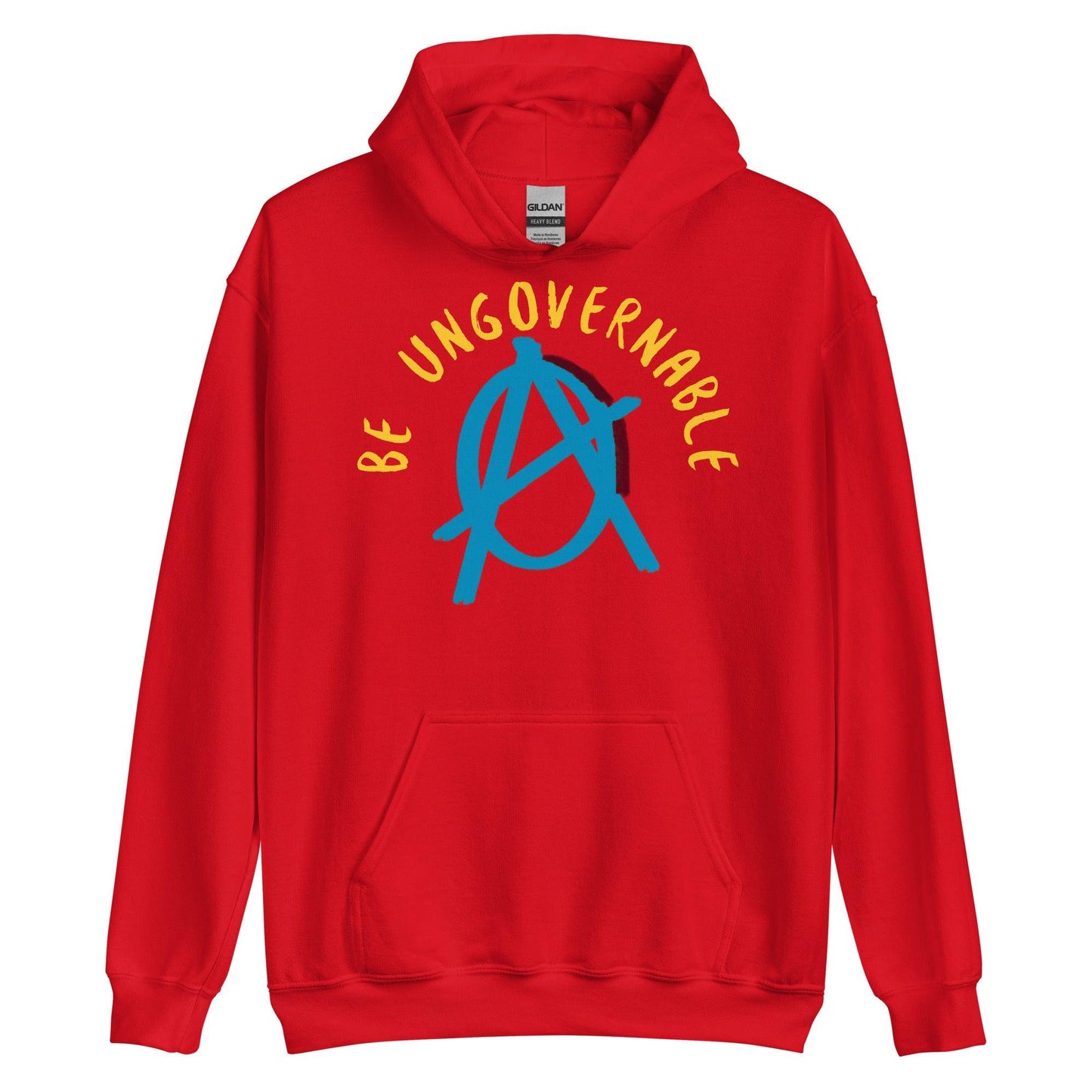 Anarchy Wear Blue "Be Ungovernable" Hoodie - AnarchyWear