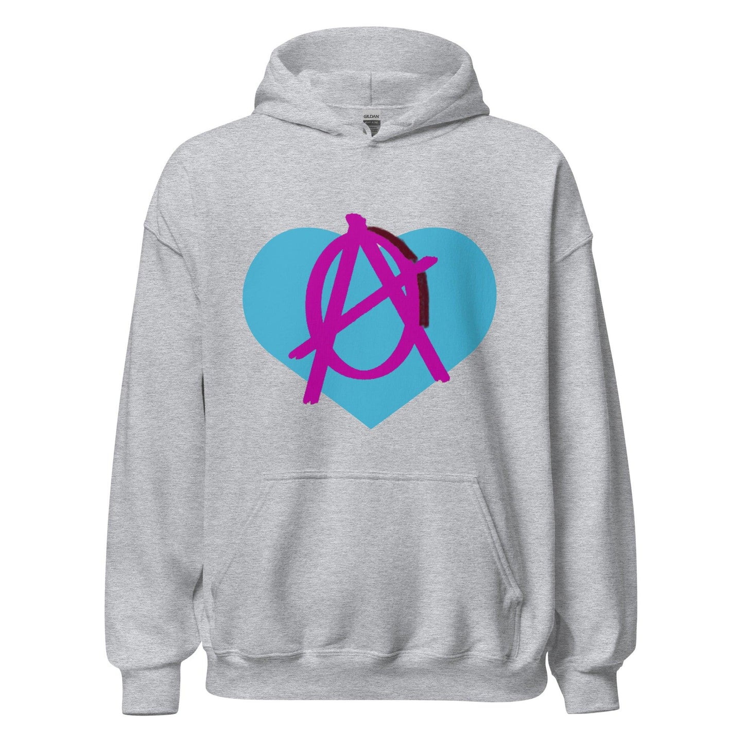 Anarchy Wear Pink Love Hoodie - AnarchyWear