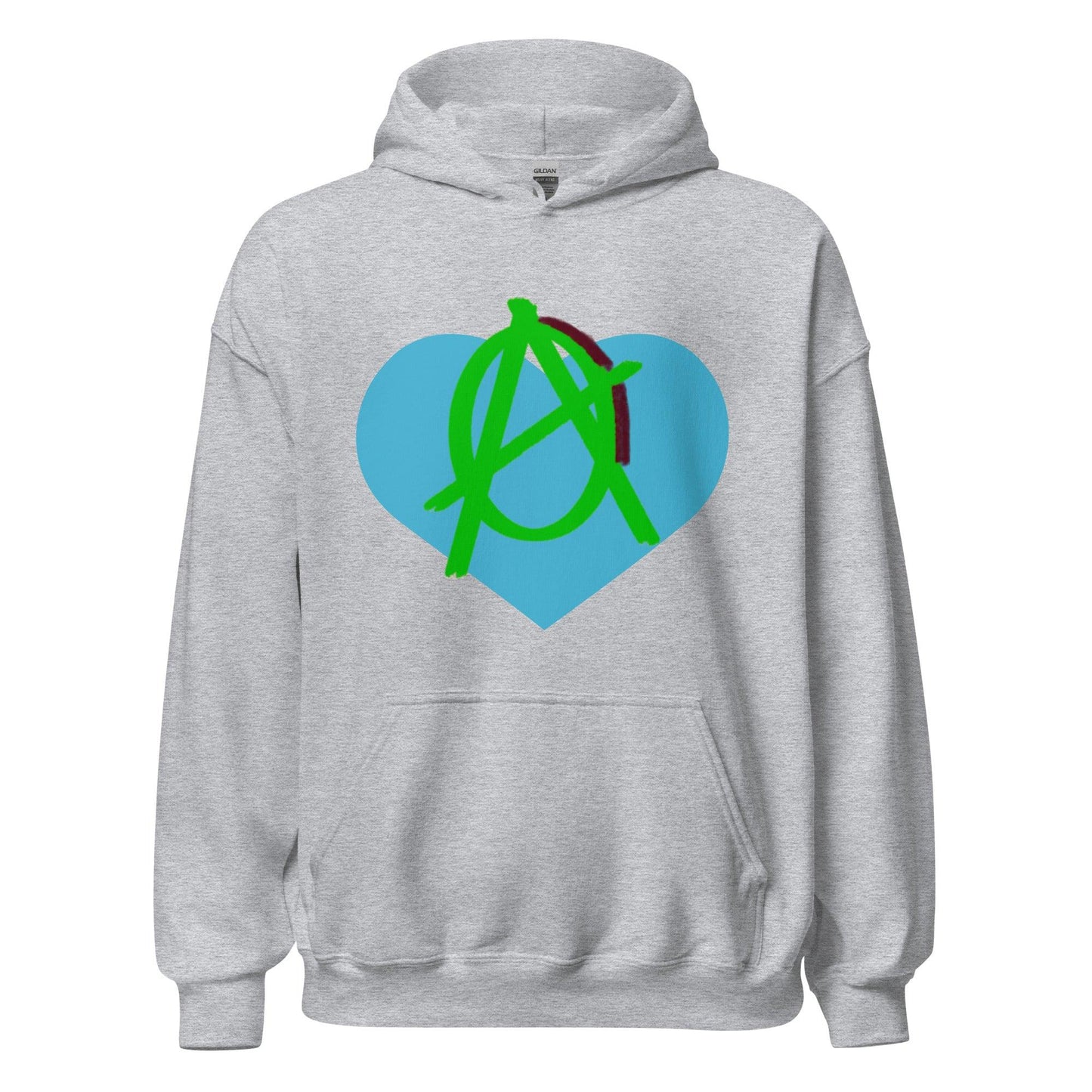 Anarchy Wear Green Love Hoodie - AnarchyWear