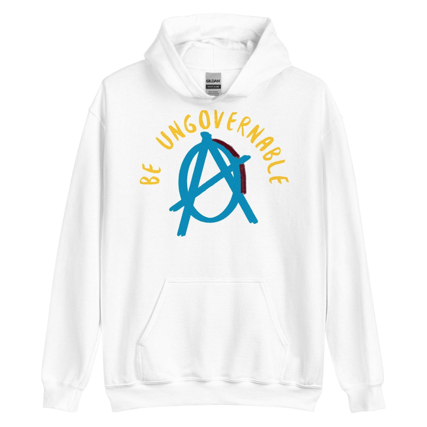 Anarchy Wear Blue "Be Ungovernable" Hoodie - AnarchyWear