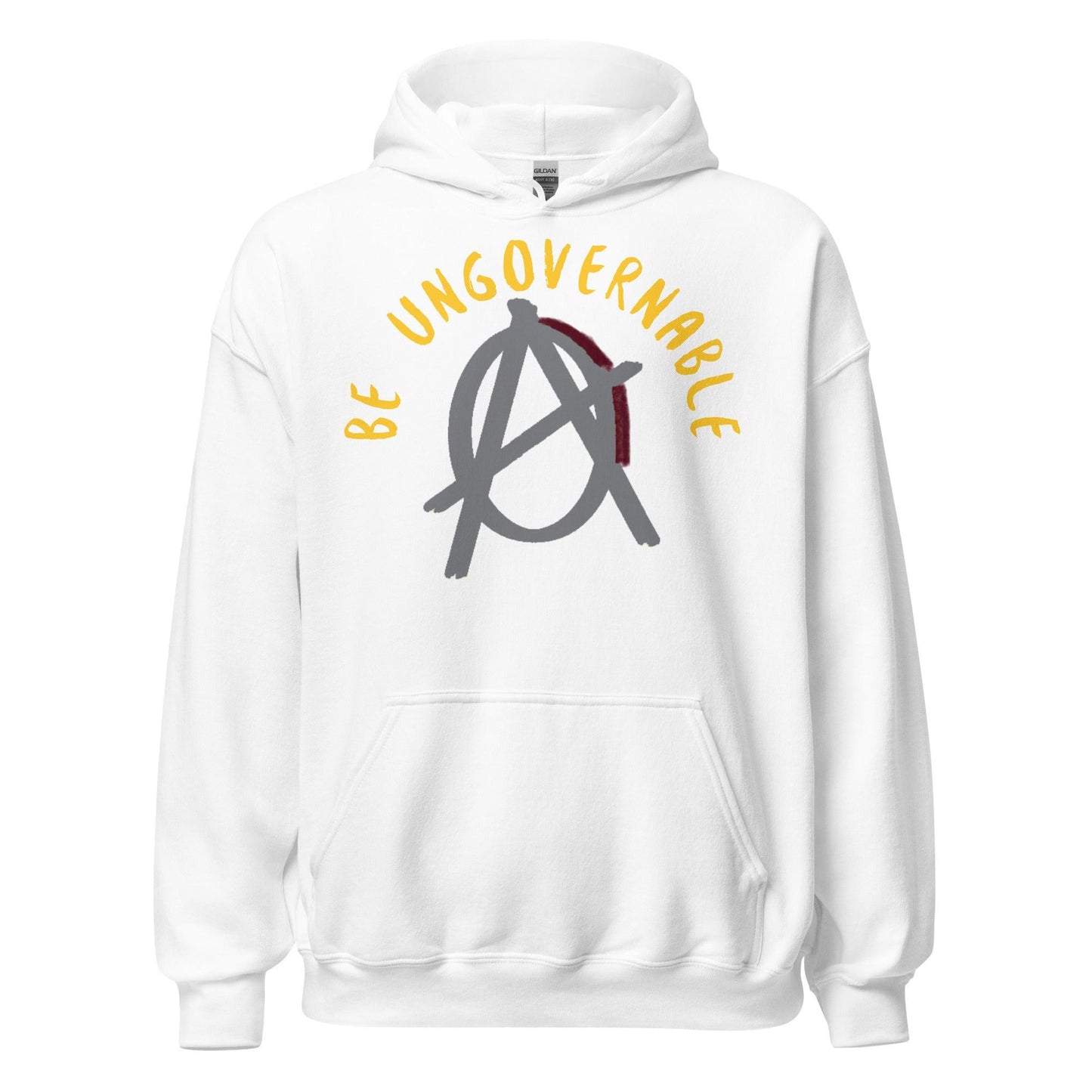 Anarchy Wear Agora Grey "Be Ungovernable" Hoodie - AnarchyWear