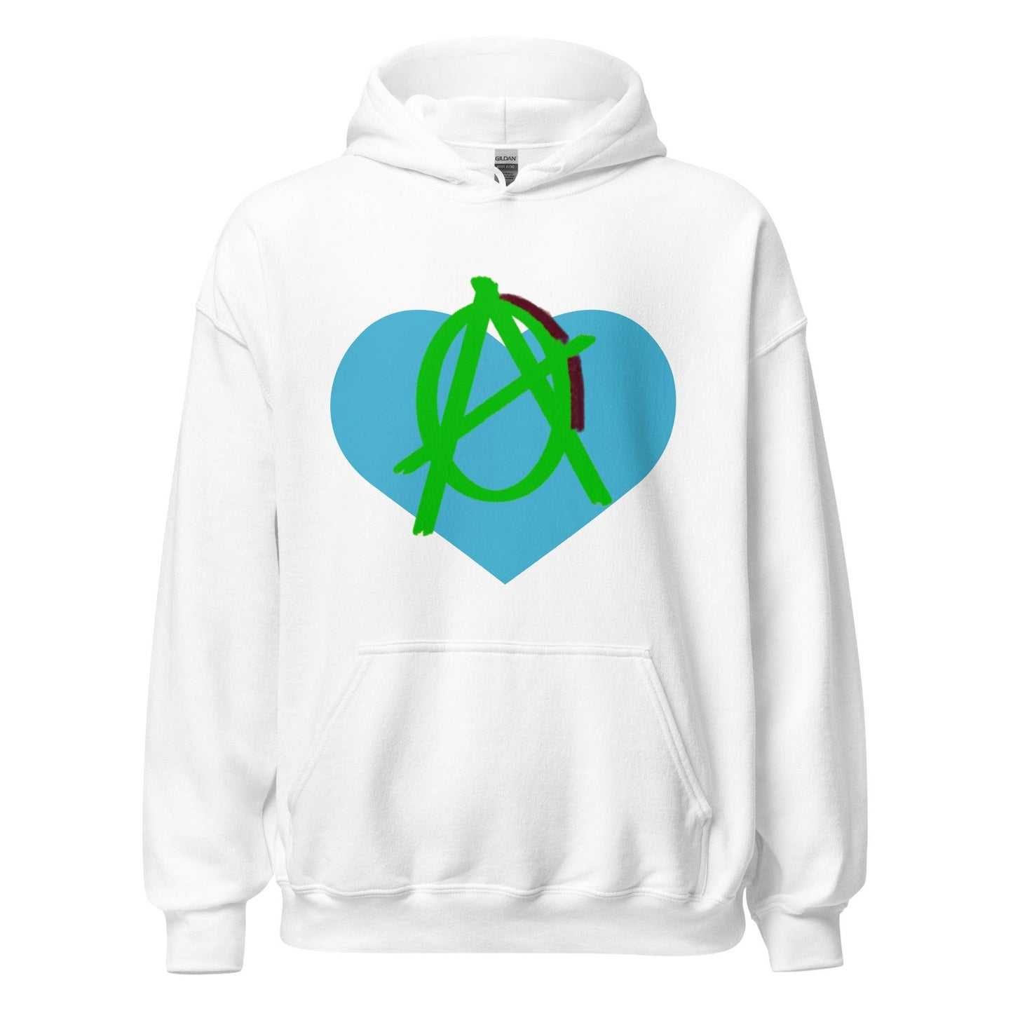 Anarchy Wear Green Love Hoodie - AnarchyWear