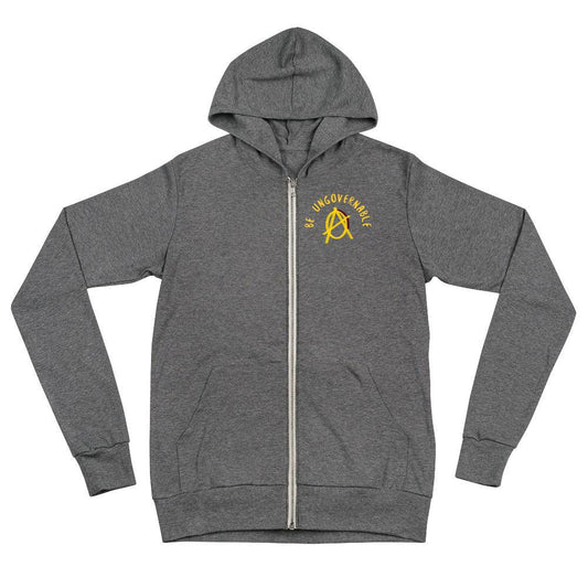 Anarchy Wear "Be Ungovernable" Unisex zip hoodie - AnarchyWear