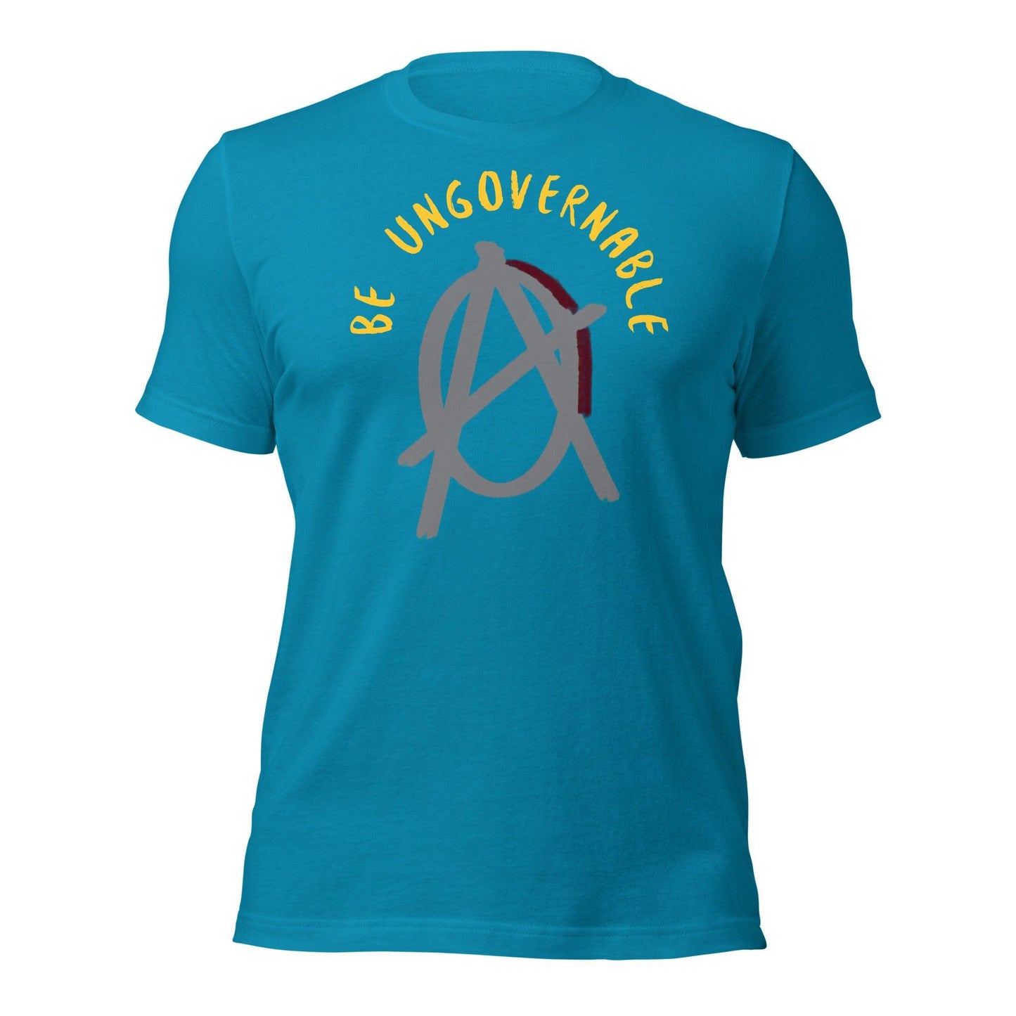 Anarchy Wear "Be Ungovernable" Agora Grey Unisex t-shirt - AnarchyWear