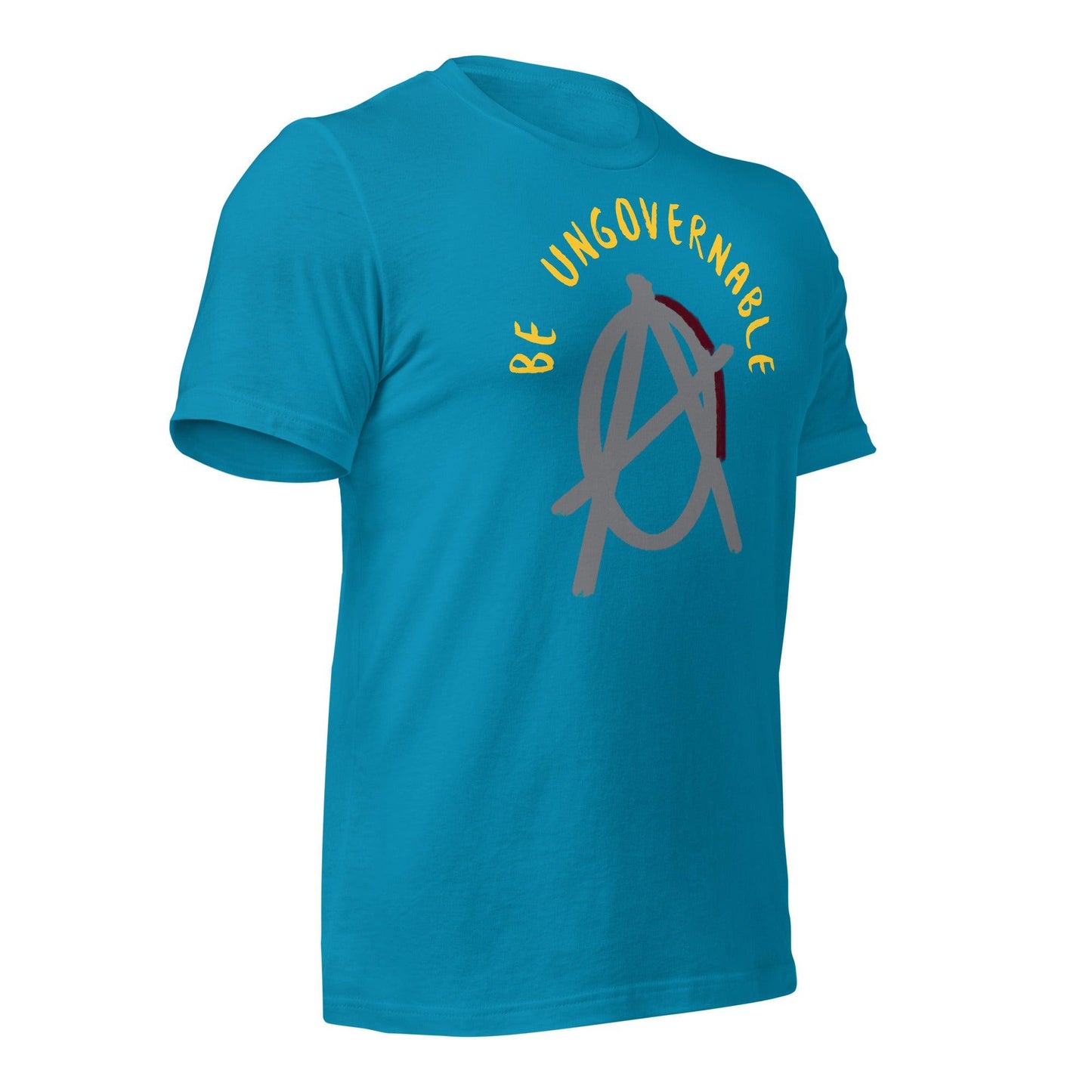 Anarchy Wear "Be Ungovernable" Agora Grey Unisex t-shirt - AnarchyWear