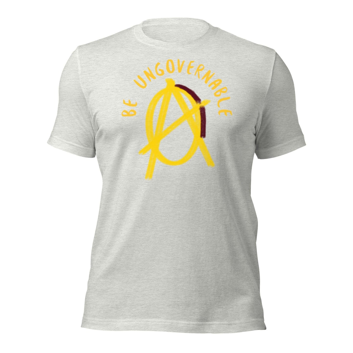 Anarchy Wear "Be Ungovernable" Gold Pastels Unisex t-shirt - AnarchyWear