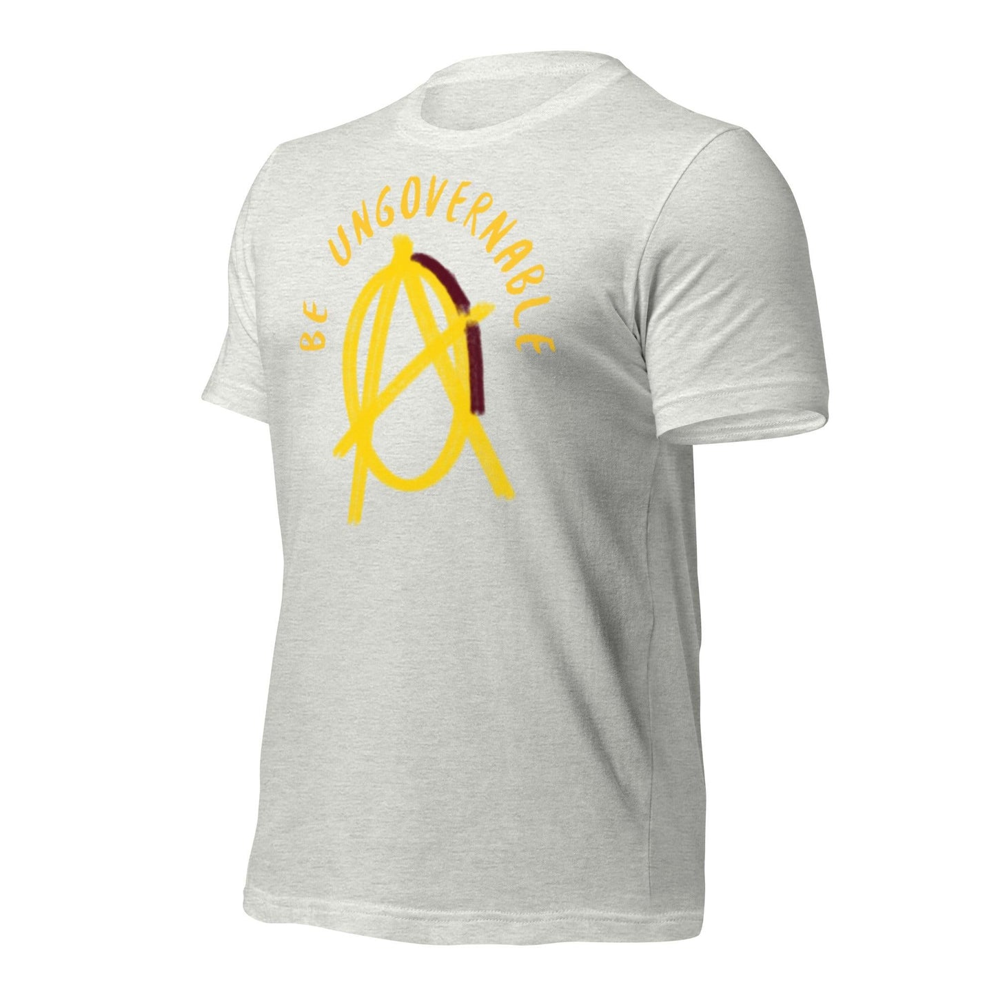 Anarchy Wear "Be Ungovernable" Gold Pastels Unisex t-shirt - AnarchyWear