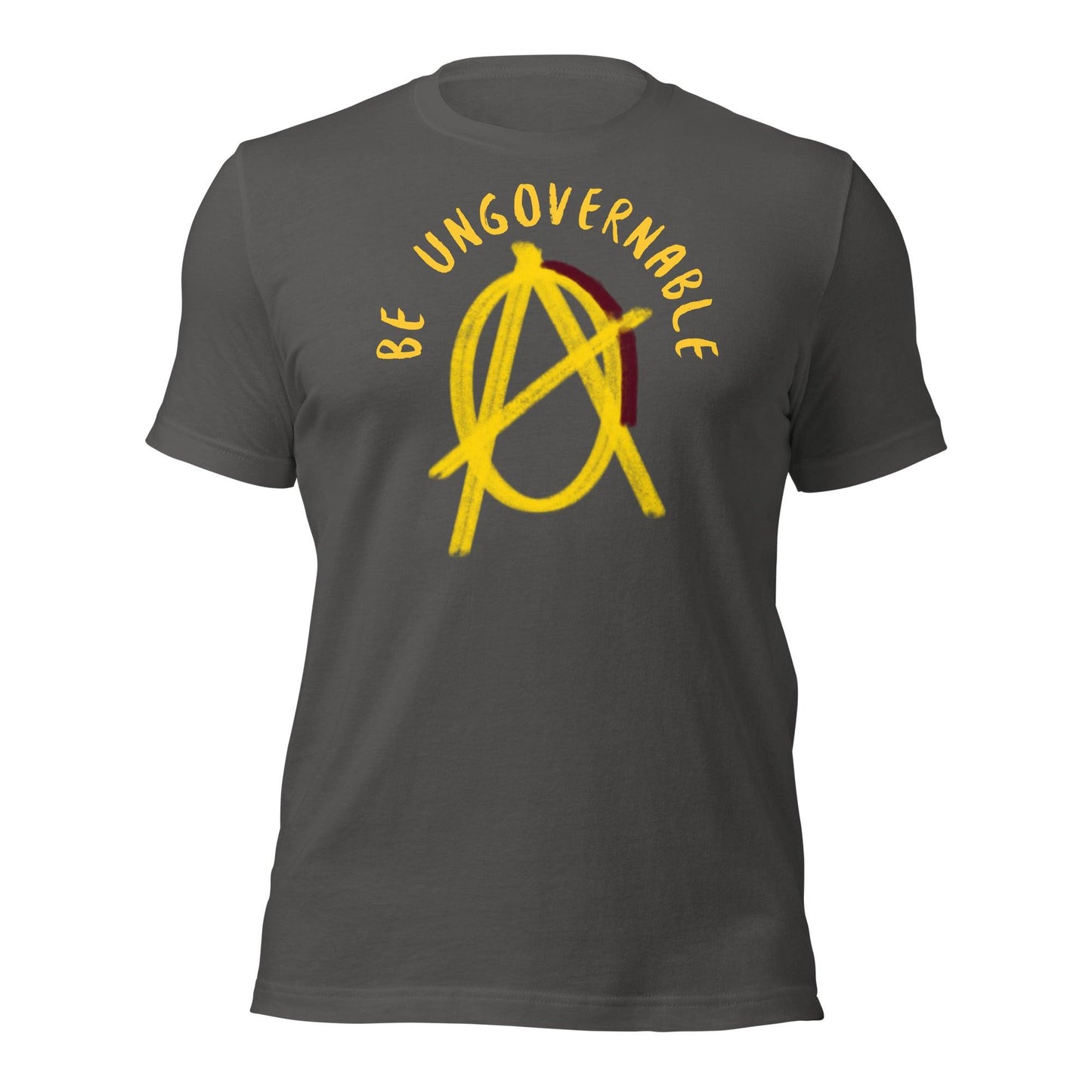 Anarchy Wear "Be Ungovernable" Gold Unisex t-shirt - AnarchyWear