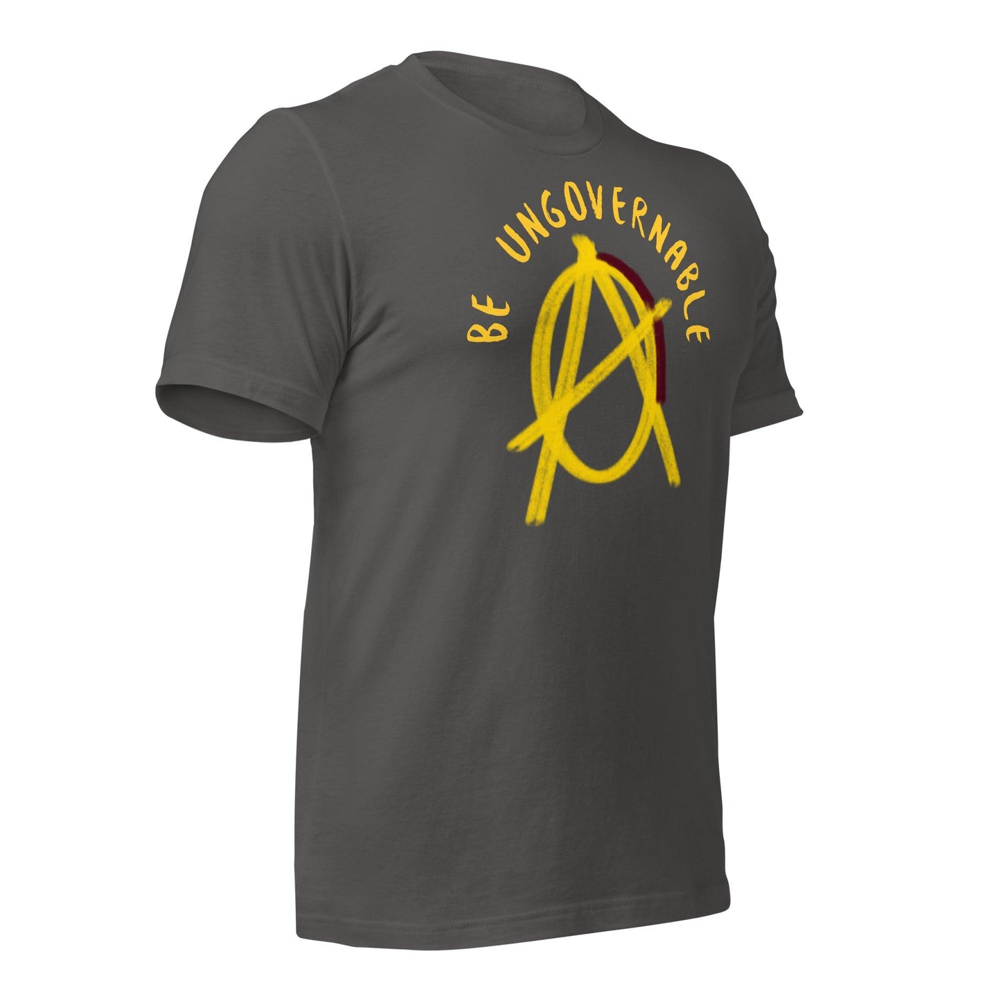 Anarchy Wear "Be Ungovernable" Gold Unisex t-shirt - AnarchyWear