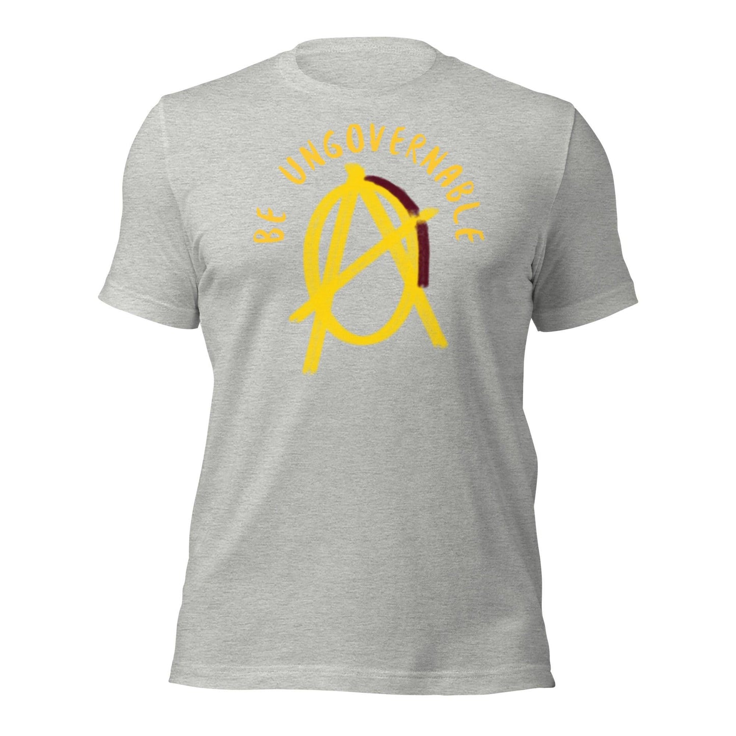 Anarchy Wear "Be Ungovernable" Gold Pastels Unisex t-shirt - AnarchyWear