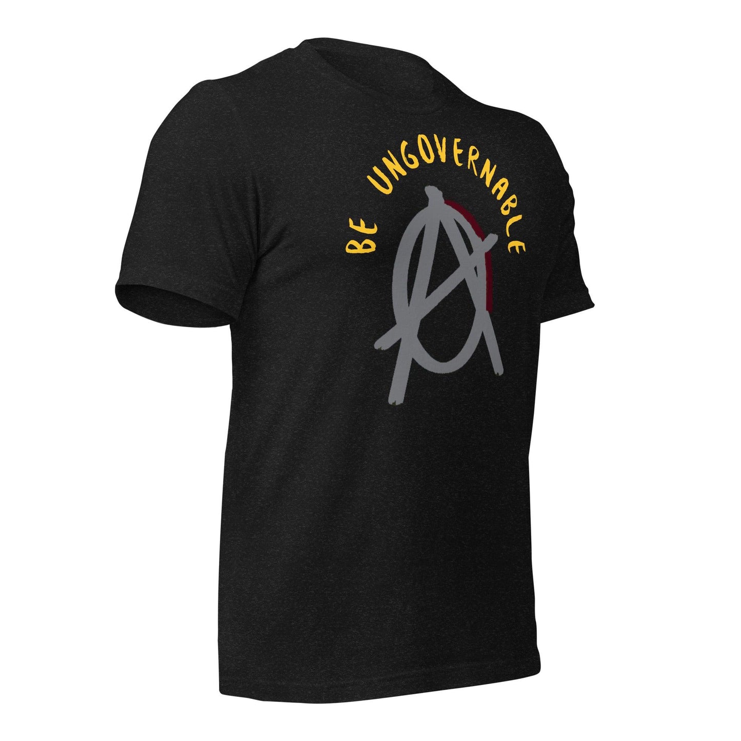 Anarchy Wear "Be Ungovernable" Agora Grey Unisex t-shirt - AnarchyWear