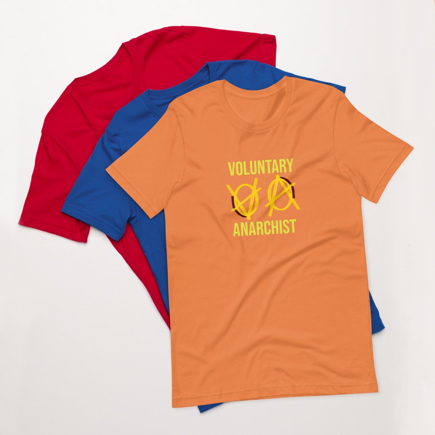 Anarchy Wear "Voluntary-Anarchist" Pastels Unisex t-shirt - AnarchyWear