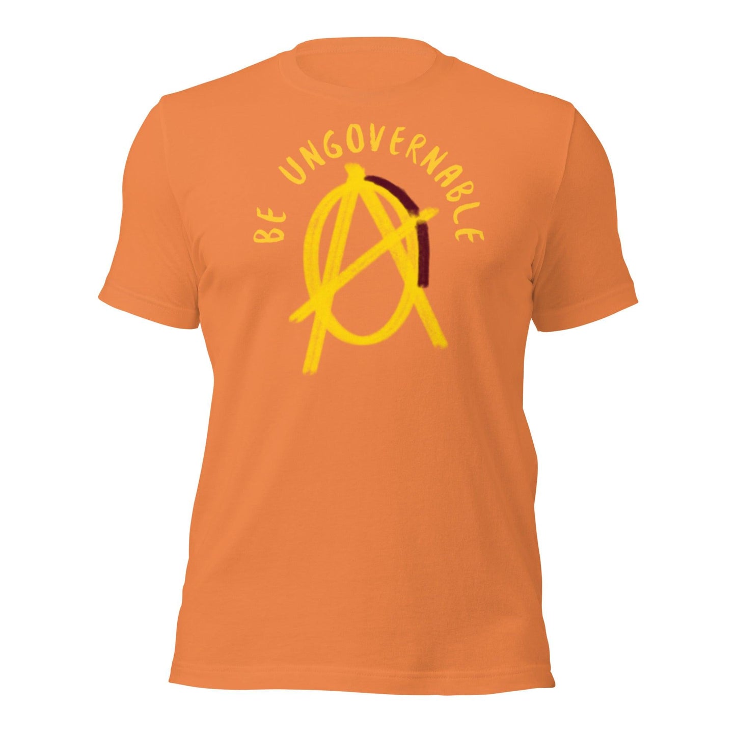 Anarchy Wear "Be Ungovernable" Gold Pastels Unisex t-shirt - AnarchyWear