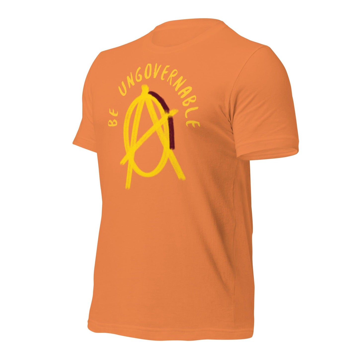 Anarchy Wear "Be Ungovernable" Gold Pastels Unisex t-shirt - AnarchyWear