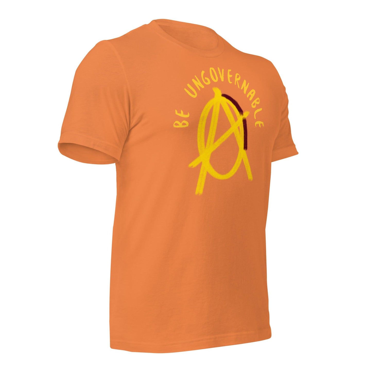 Anarchy Wear "Be Ungovernable" Gold Pastels Unisex t-shirt - AnarchyWear