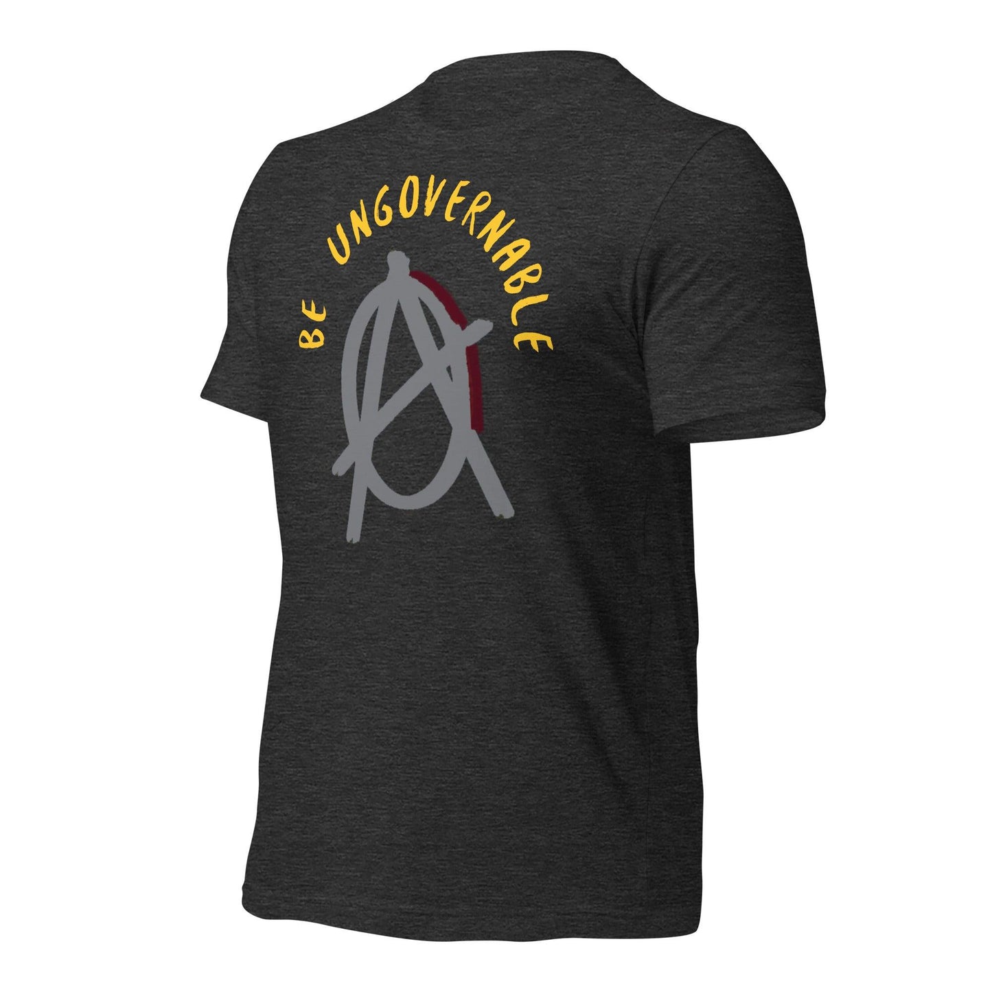 Anarchy Wear "Be Ungovernable" Agora Grey Unisex t-shirt - AnarchyWear