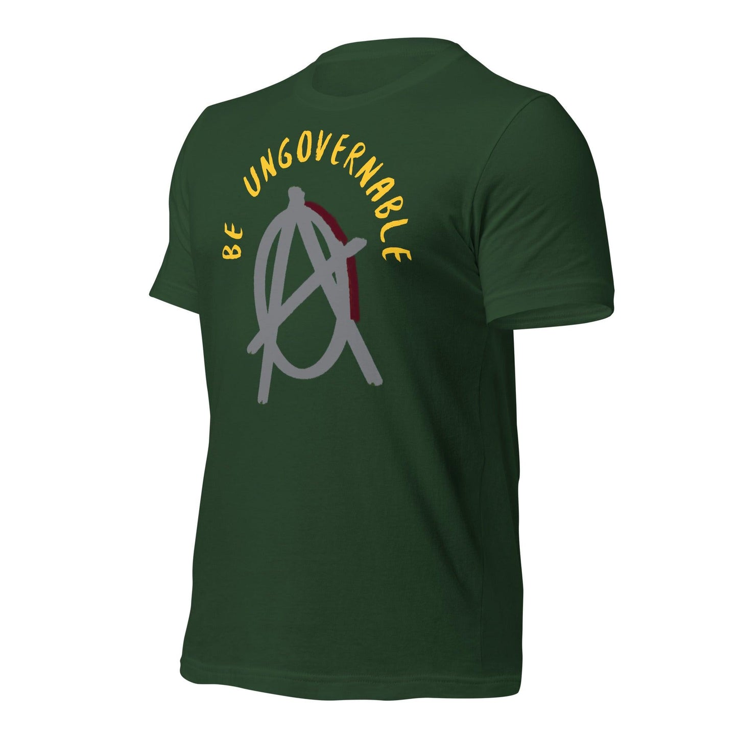 Anarchy Wear "Be Ungovernable" Agora Grey Unisex t-shirt - AnarchyWear