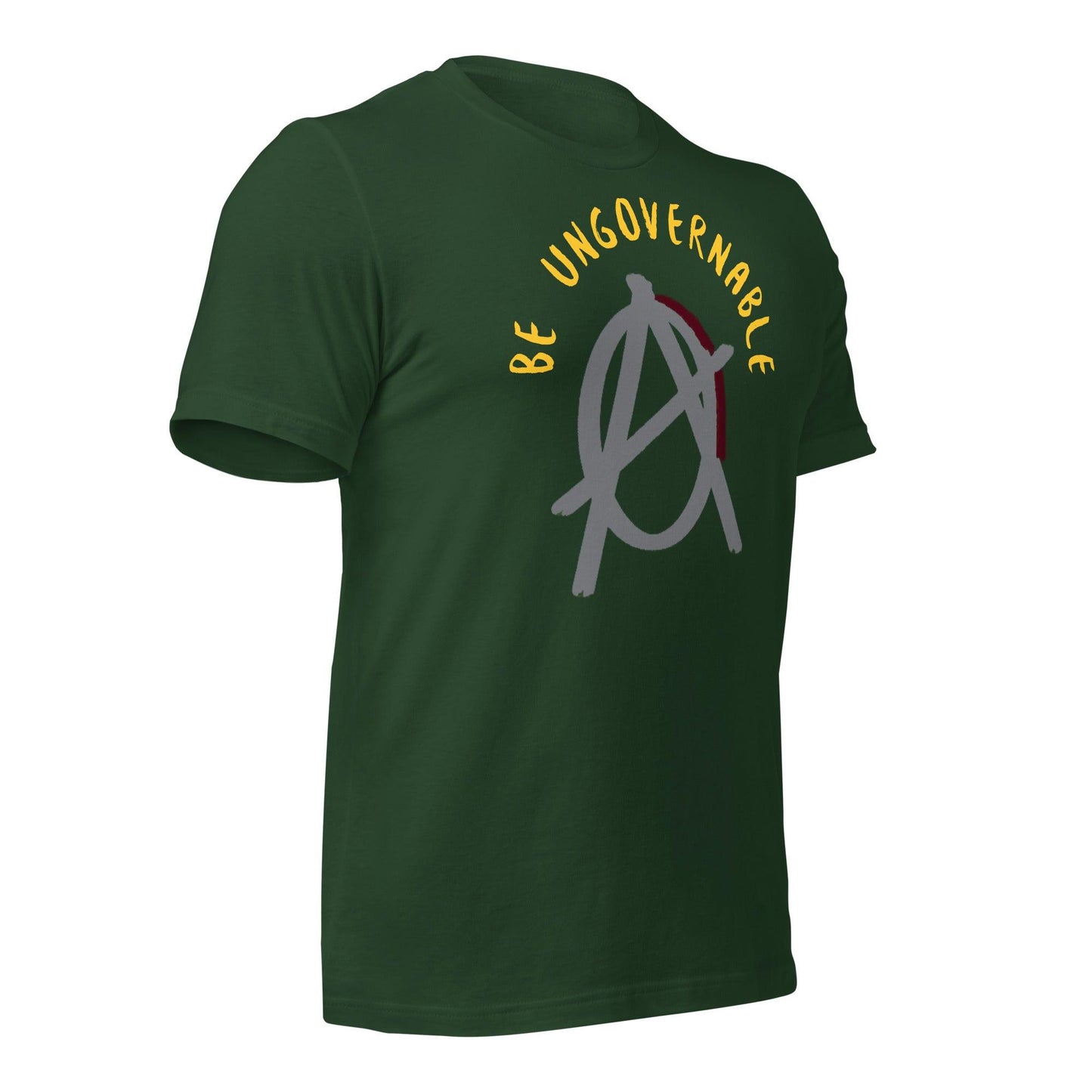 Anarchy Wear "Be Ungovernable" Agora Grey Unisex t-shirt - AnarchyWear