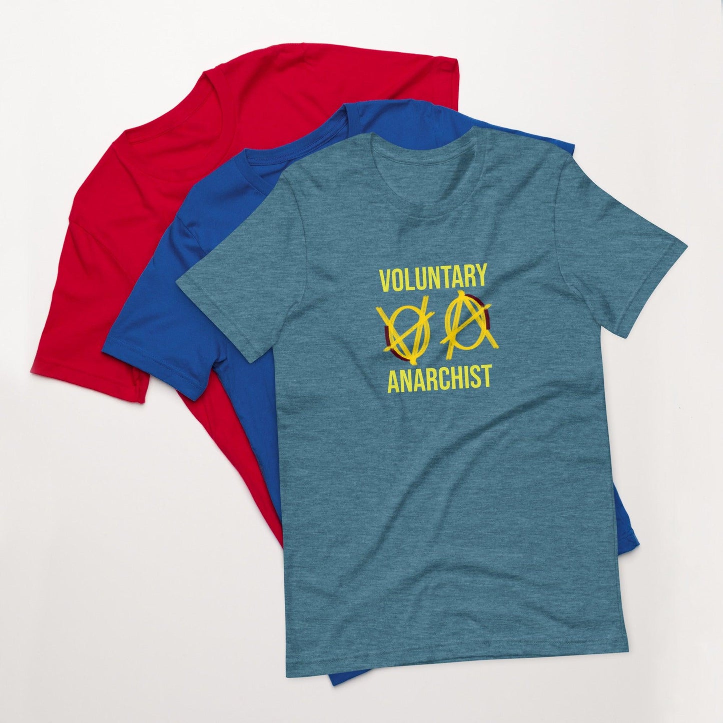 Anarchy Wear "Voluntary-Anarchist" Unisex t-shirt - AnarchyWear
