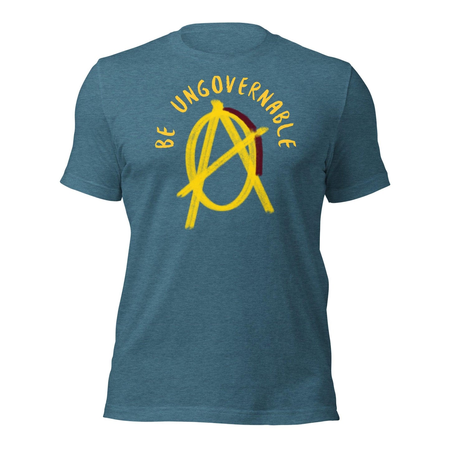 Anarchy Wear "Be Ungovernable" Gold Unisex t-shirt - AnarchyWear