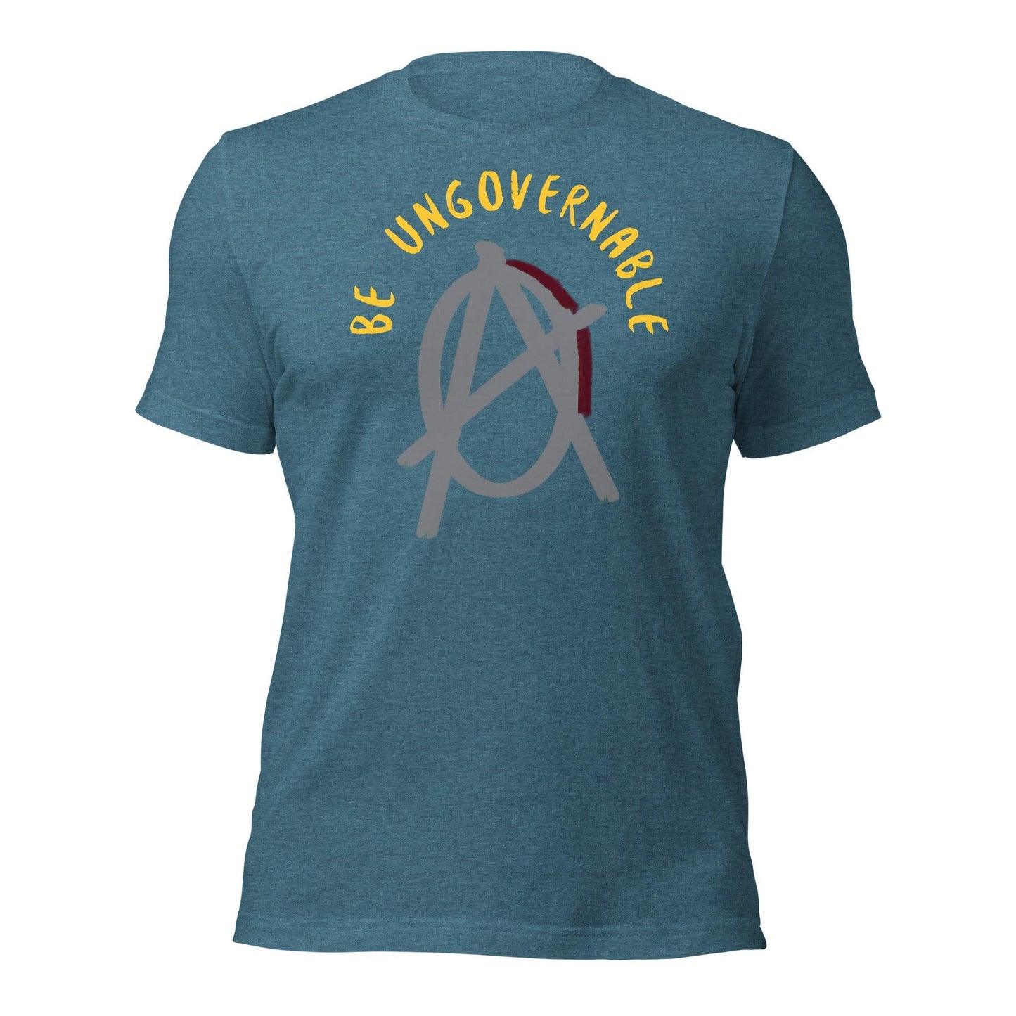 Anarchy Wear "Be Ungovernable" Agora Grey Unisex t-shirt - AnarchyWear