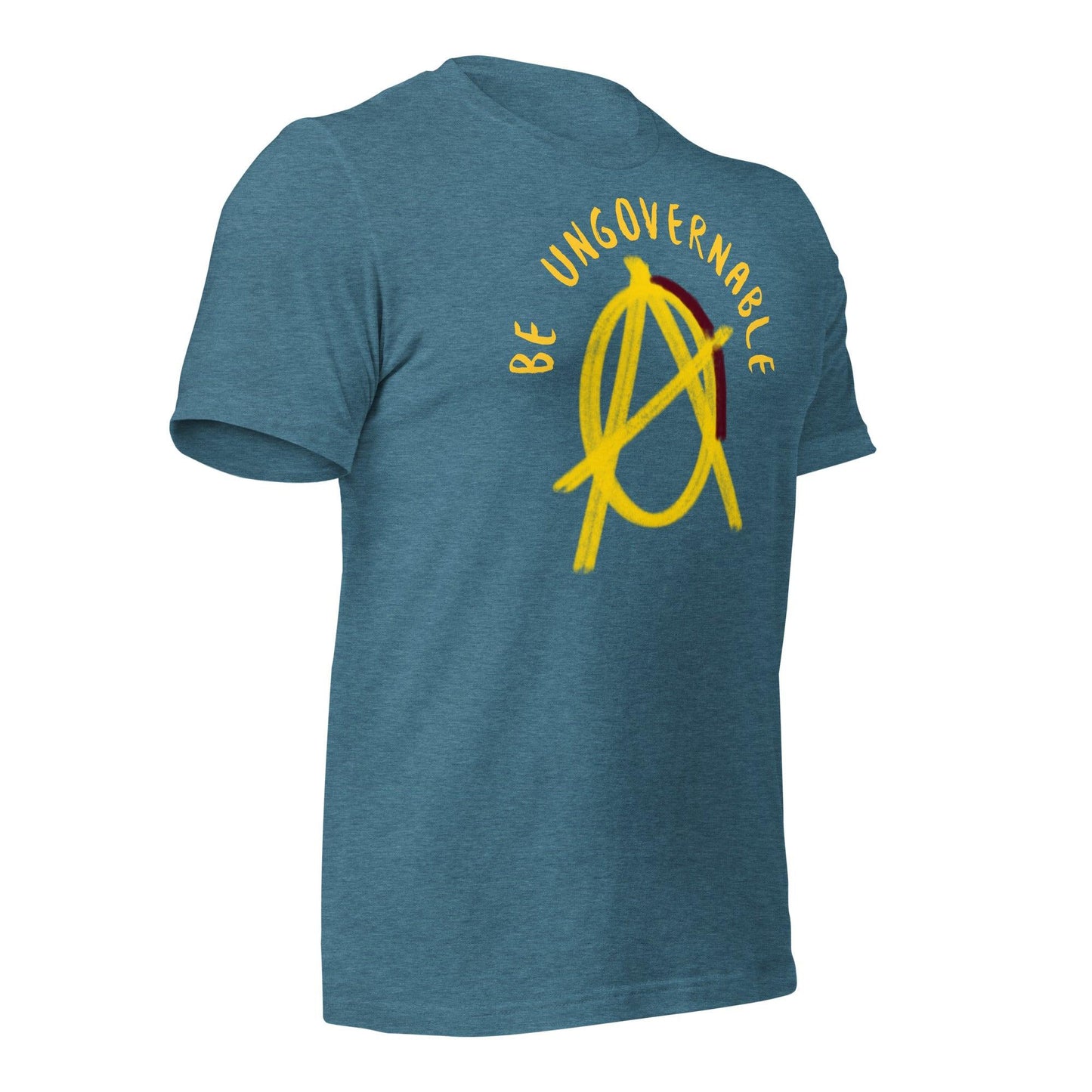 Anarchy Wear "Be Ungovernable" Gold Unisex t-shirt - AnarchyWear