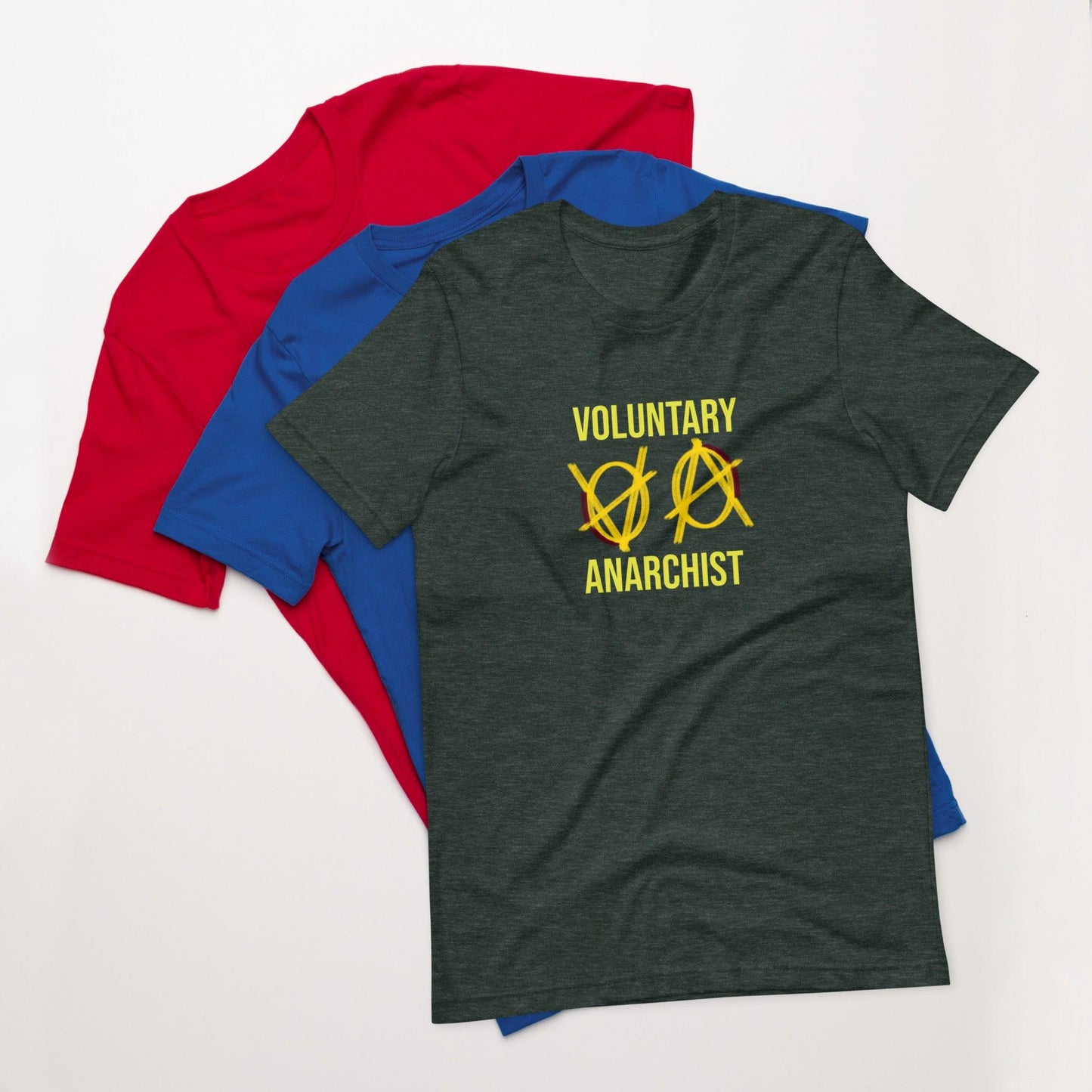 Anarchy Wear "Voluntary-Anarchist" Unisex t-shirt - AnarchyWear