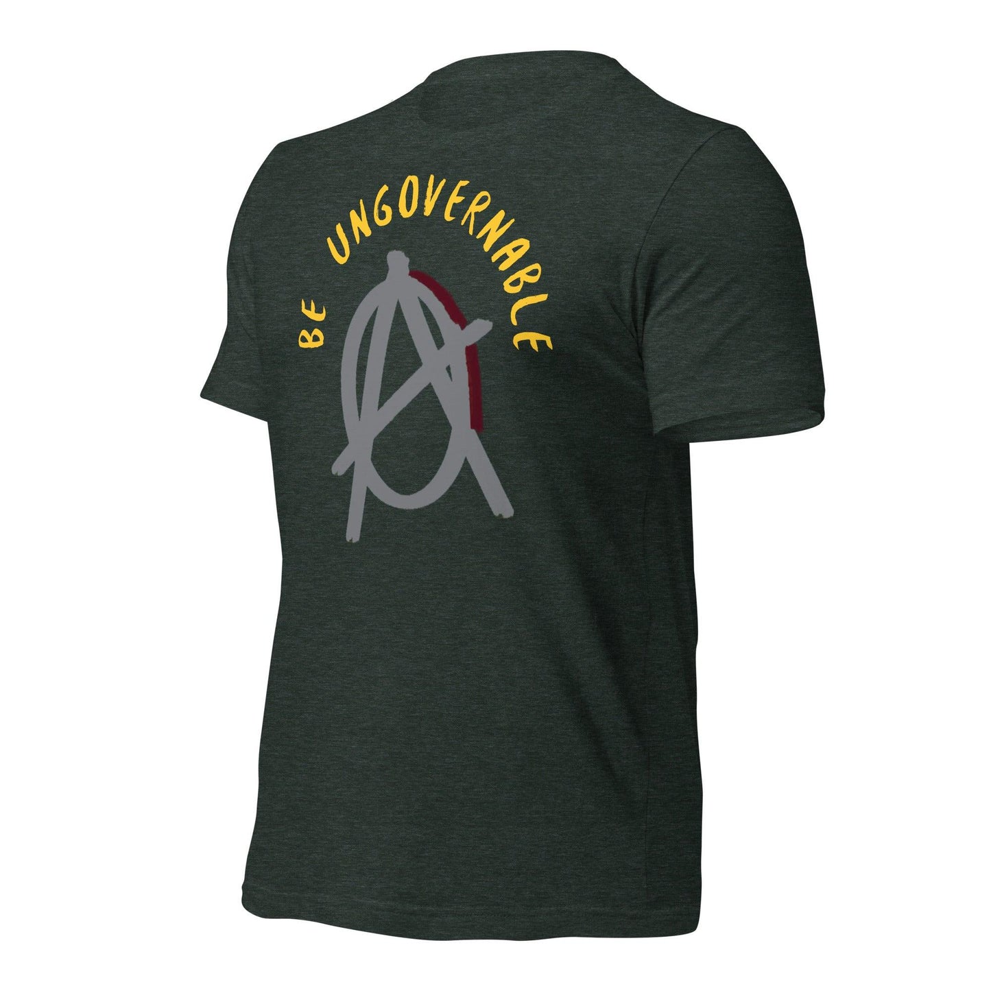 Anarchy Wear "Be Ungovernable" Agora Grey Unisex t-shirt - AnarchyWear