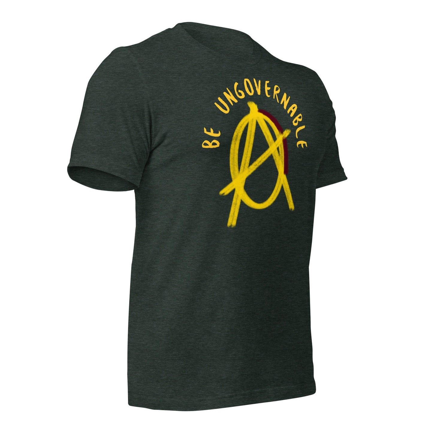 Anarchy Wear "Be Ungovernable" Gold Unisex t-shirt - AnarchyWear