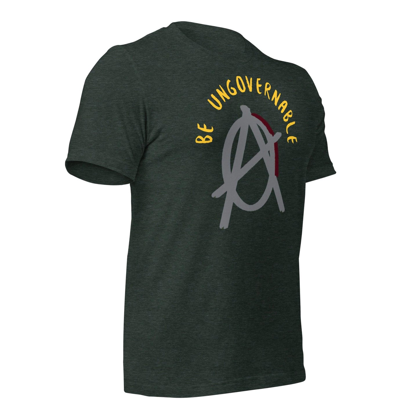 Anarchy Wear "Be Ungovernable" Agora Grey Unisex t-shirt - AnarchyWear