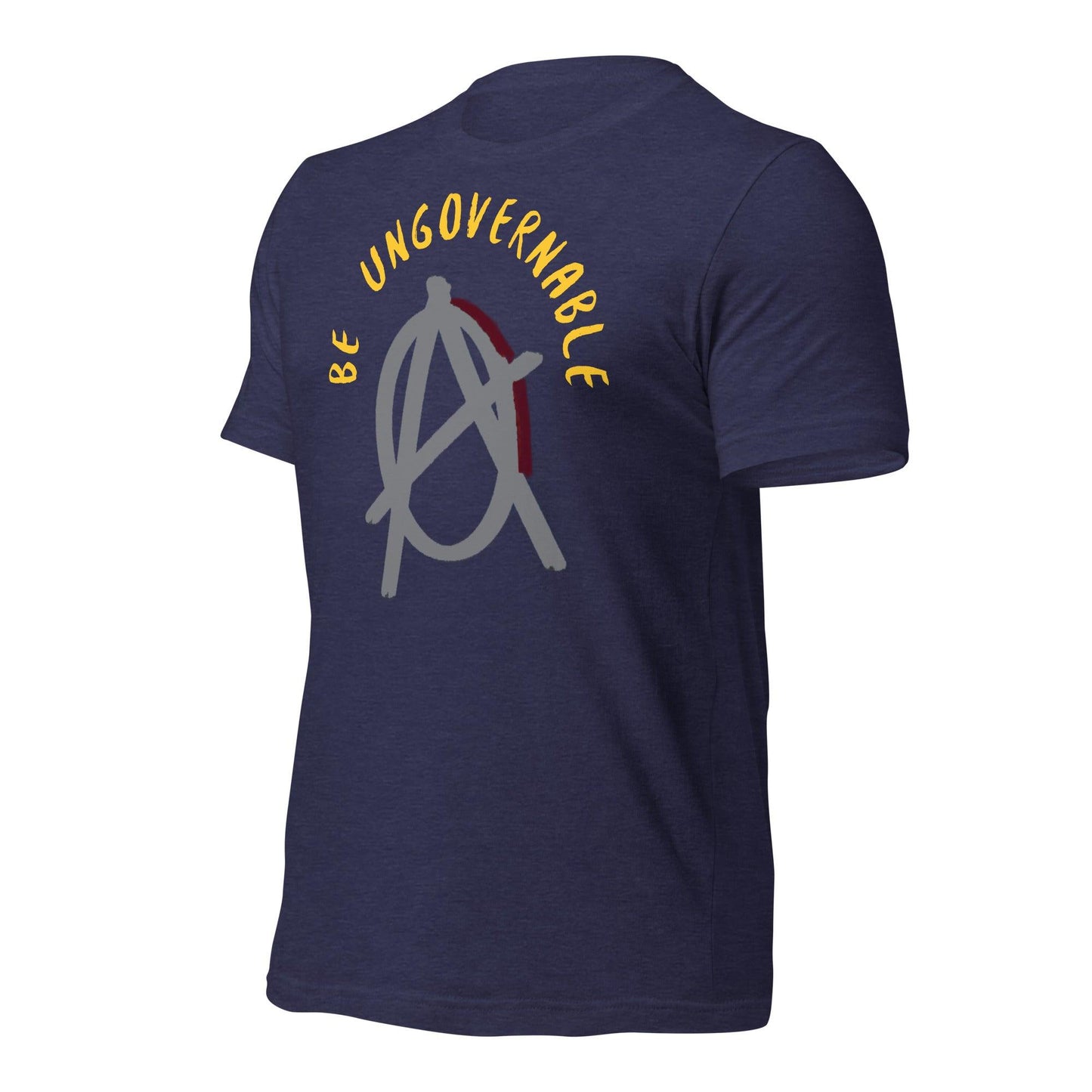 Anarchy Wear "Be Ungovernable" Agora Grey Unisex t-shirt - AnarchyWear