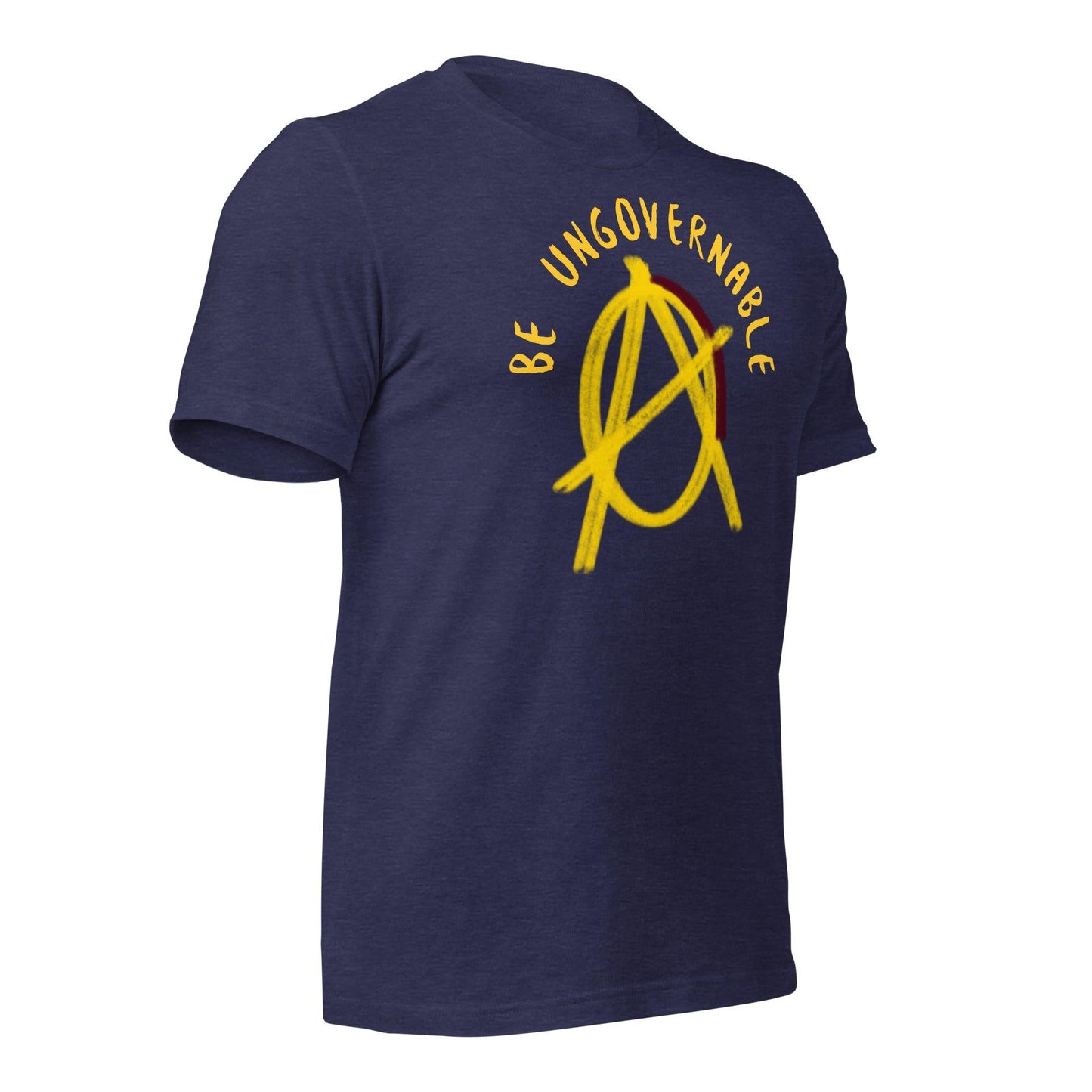 Anarchy Wear "Be Ungovernable" Gold Unisex t-shirt - AnarchyWear