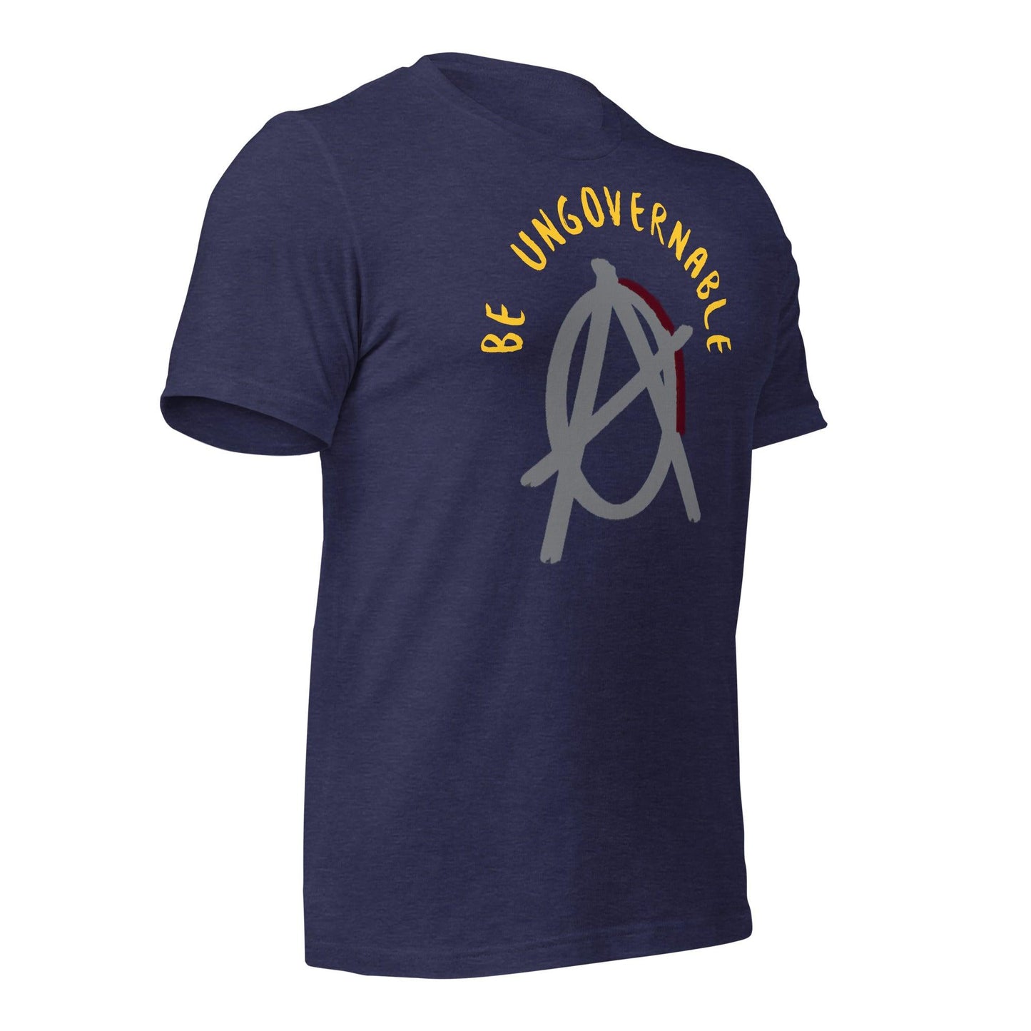 Anarchy Wear "Be Ungovernable" Agora Grey Unisex t-shirt - AnarchyWear