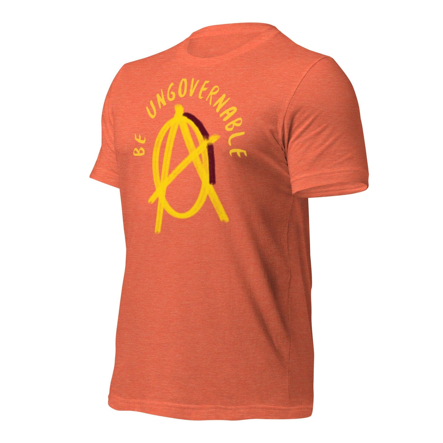 Anarchy Wear "Be Ungovernable" Gold Pastels Unisex t-shirt - AnarchyWear
