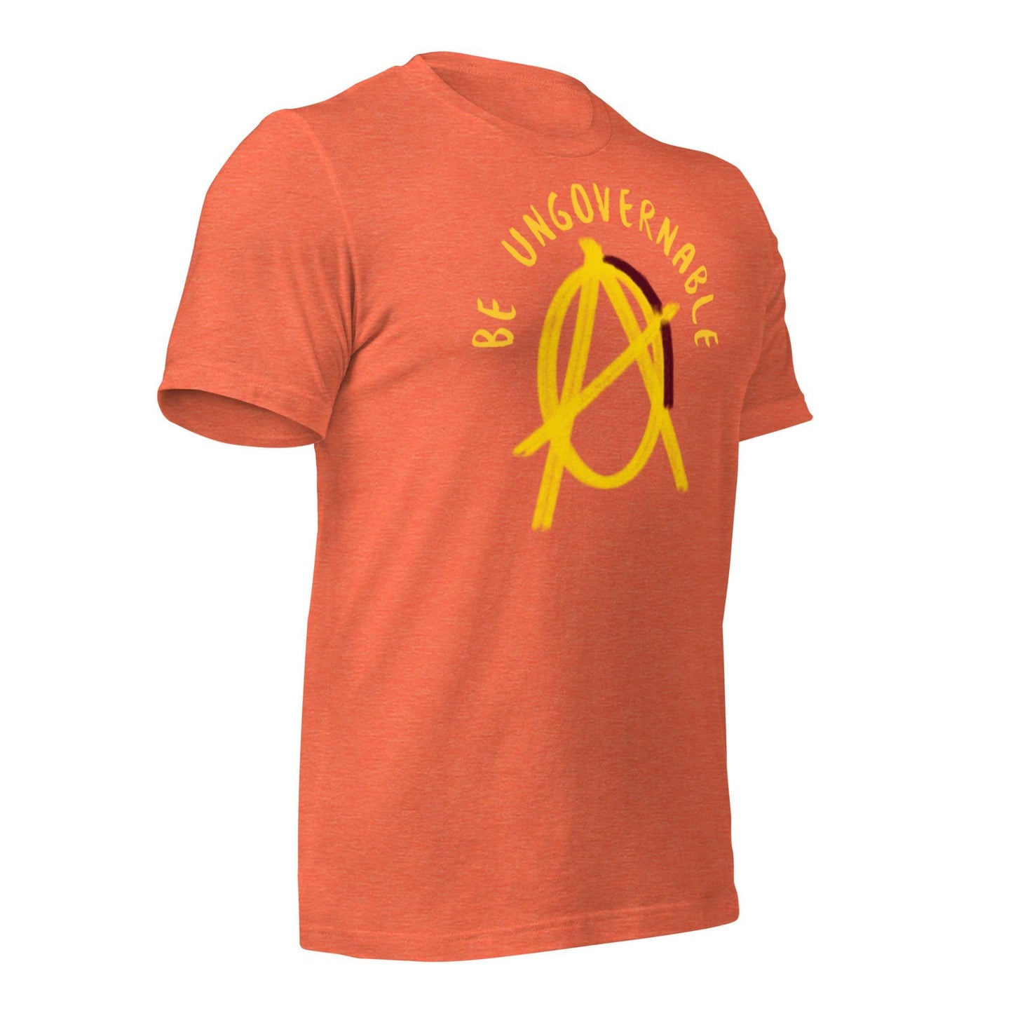Anarchy Wear "Be Ungovernable" Gold Pastels Unisex t-shirt - AnarchyWear