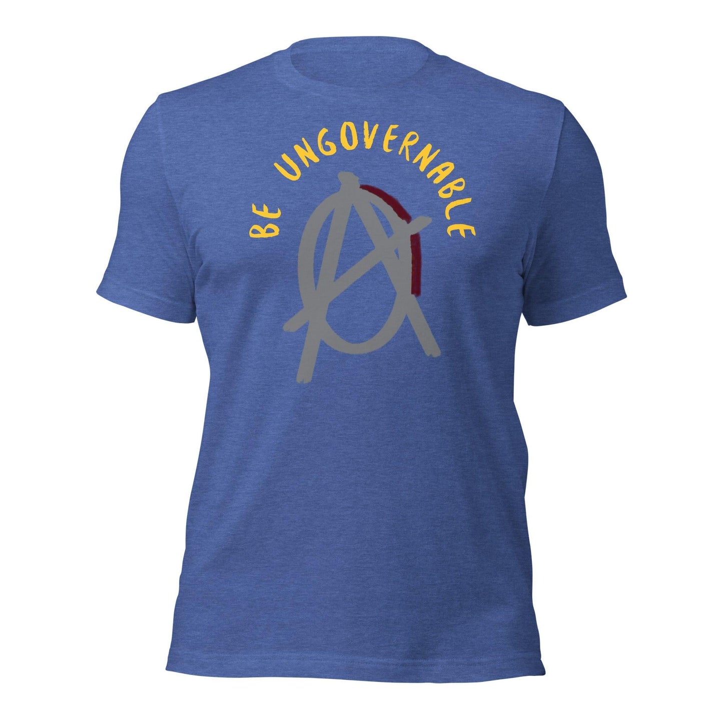 Anarchy Wear "Be Ungovernable" Agora Grey Unisex t-shirt - AnarchyWear