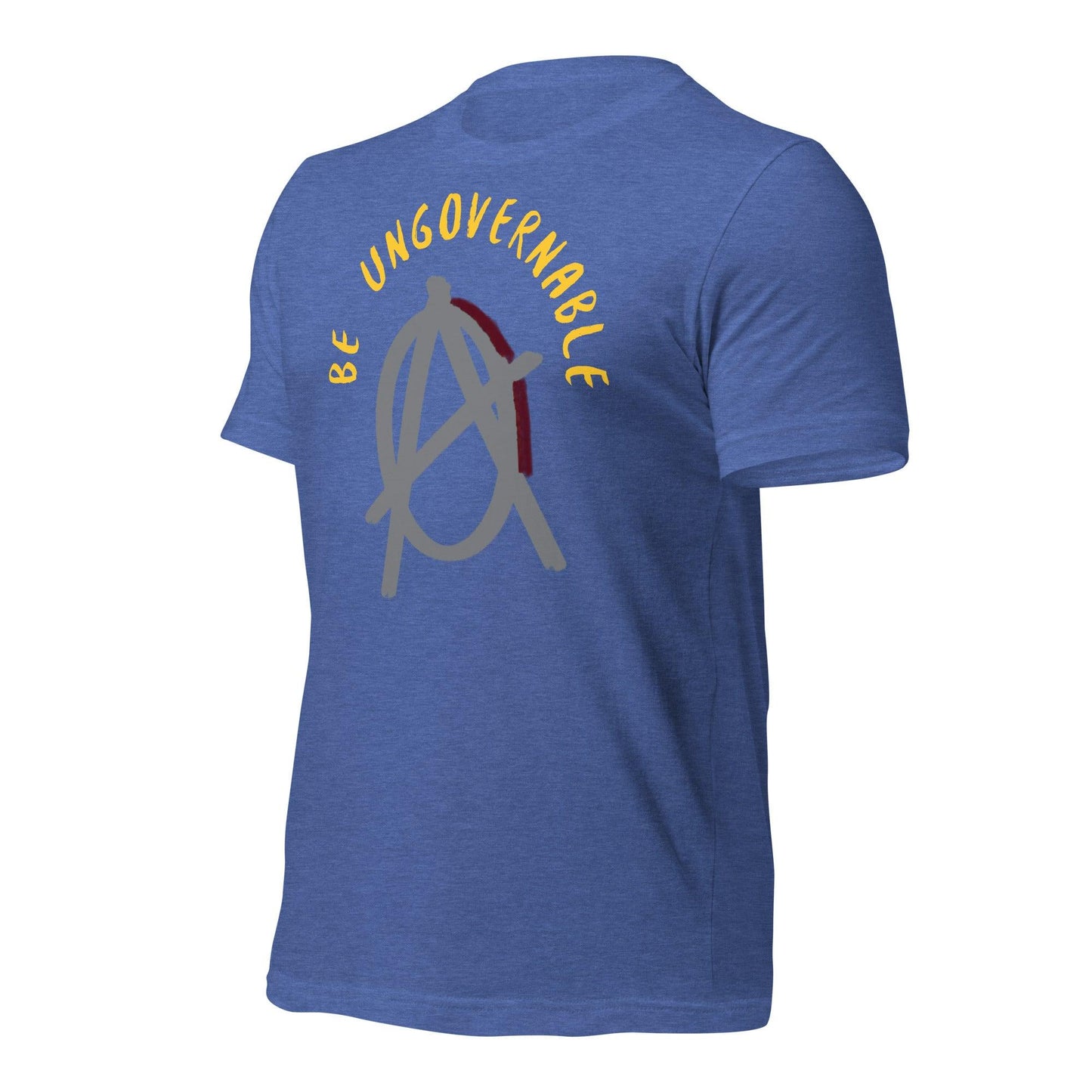 Anarchy Wear "Be Ungovernable" Agora Grey Unisex t-shirt - AnarchyWear