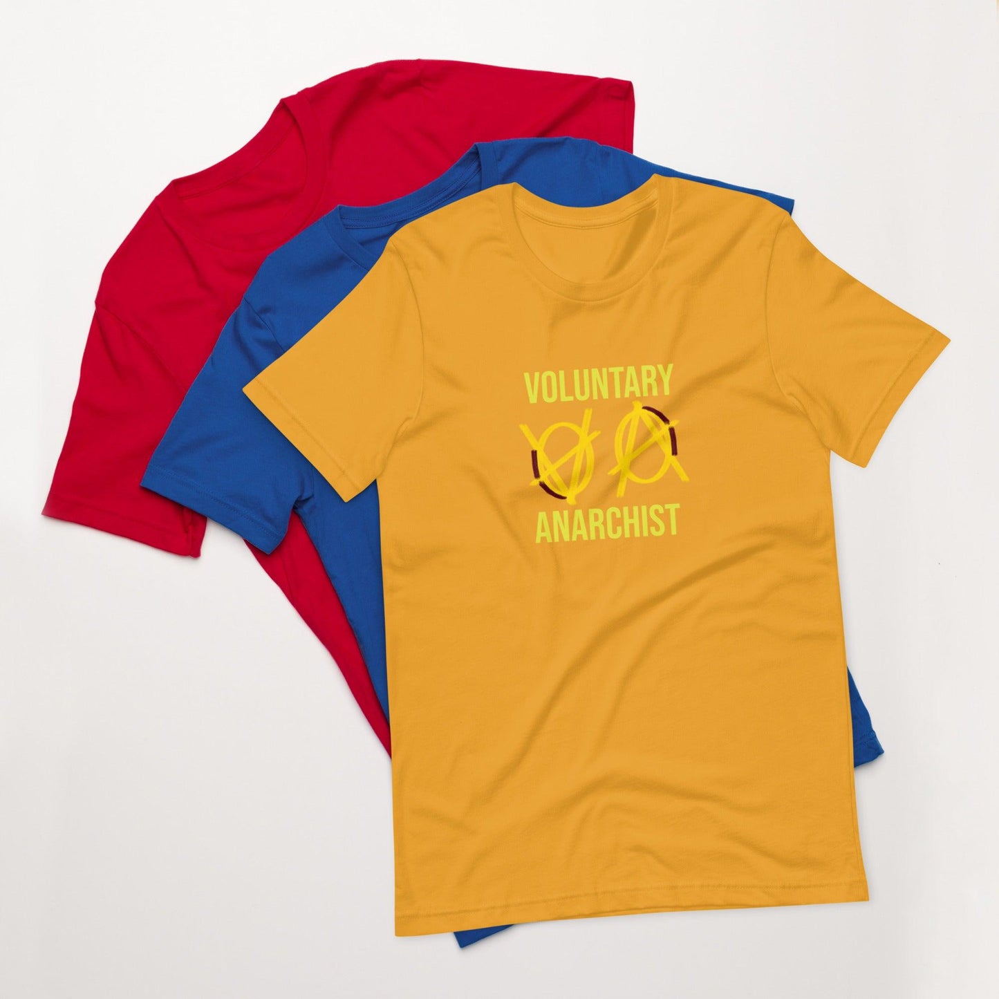 Anarchy Wear "Voluntary-Anarchist" Pastels Unisex t-shirt - AnarchyWear