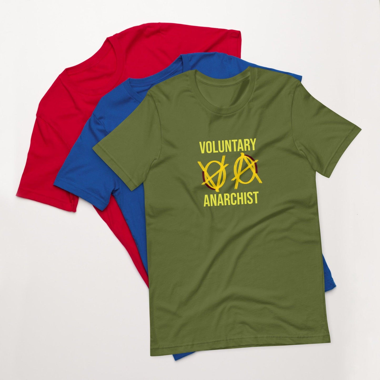 Anarchy Wear "Voluntary-Anarchist" Unisex t-shirt - AnarchyWear