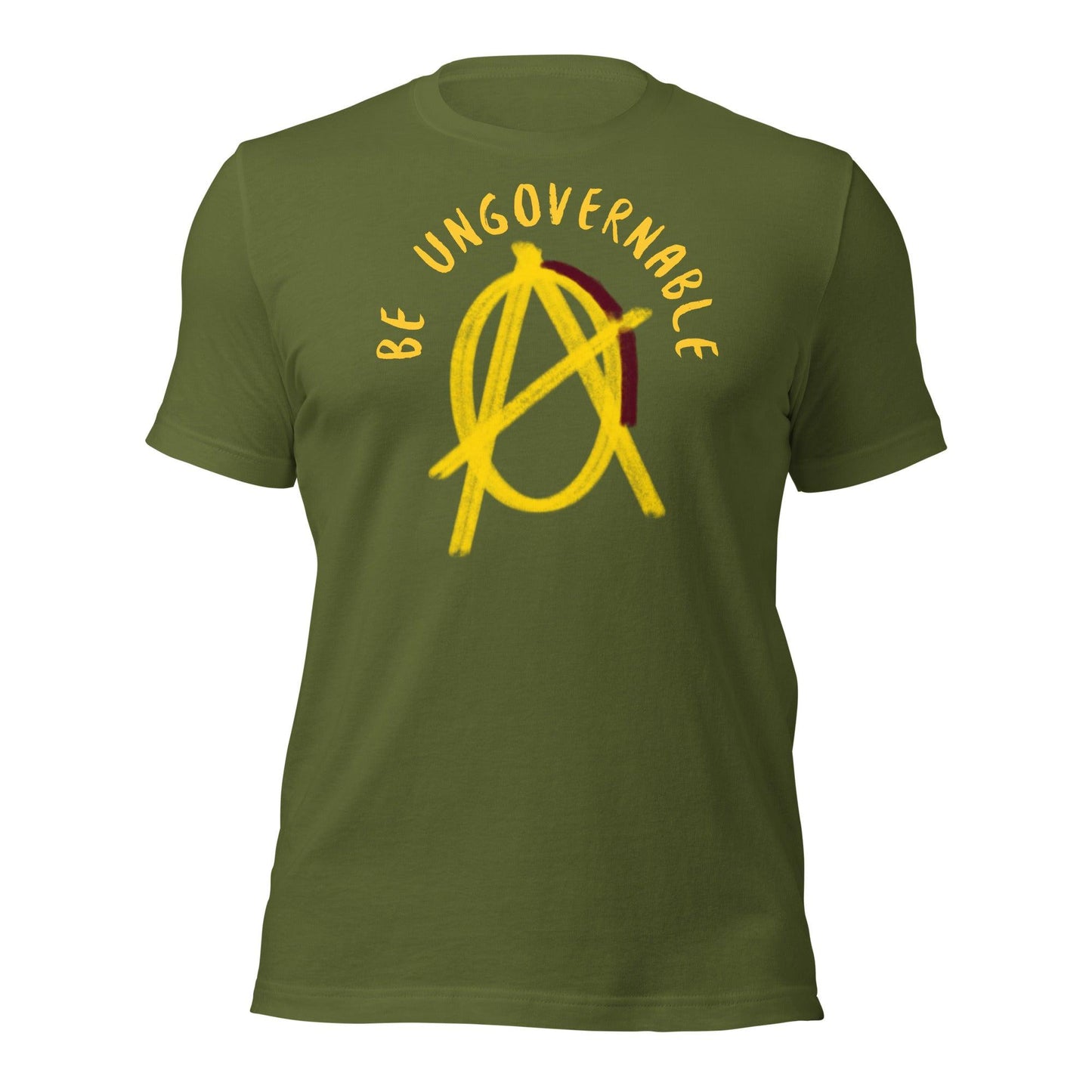 Anarchy Wear "Be Ungovernable" Gold Unisex t-shirt - AnarchyWear