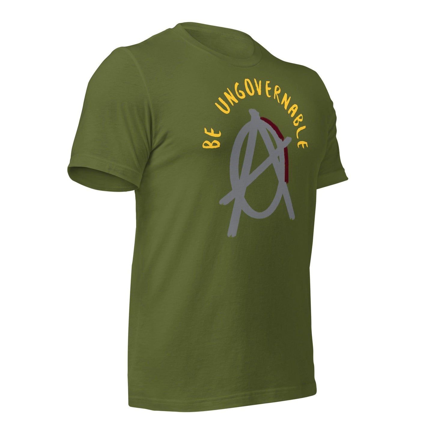 Anarchy Wear "Be Ungovernable" Agora Grey Unisex t-shirt - AnarchyWear