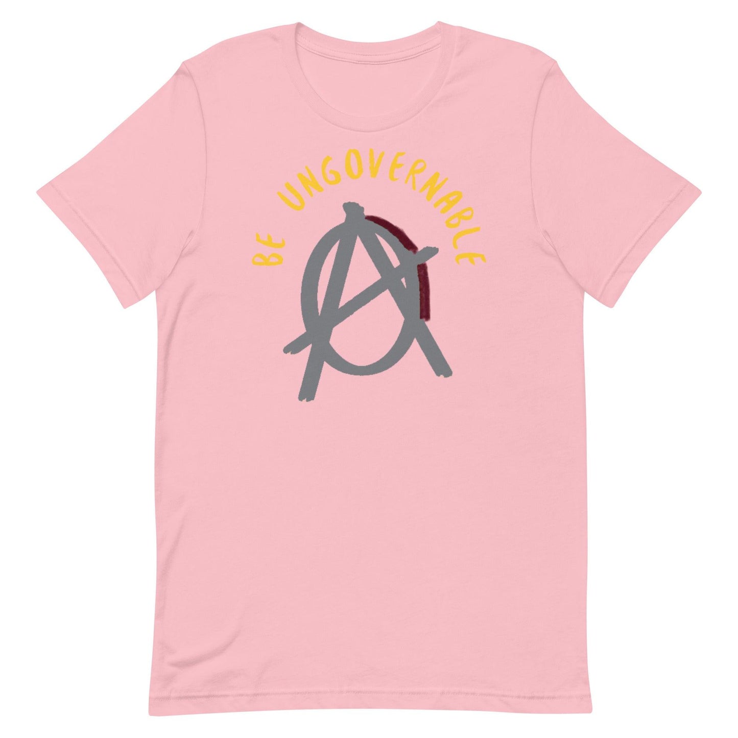 Anarchy Wear "Be Ungovernable" Agora Grey Pastels Unisex t-shirt - AnarchyWear