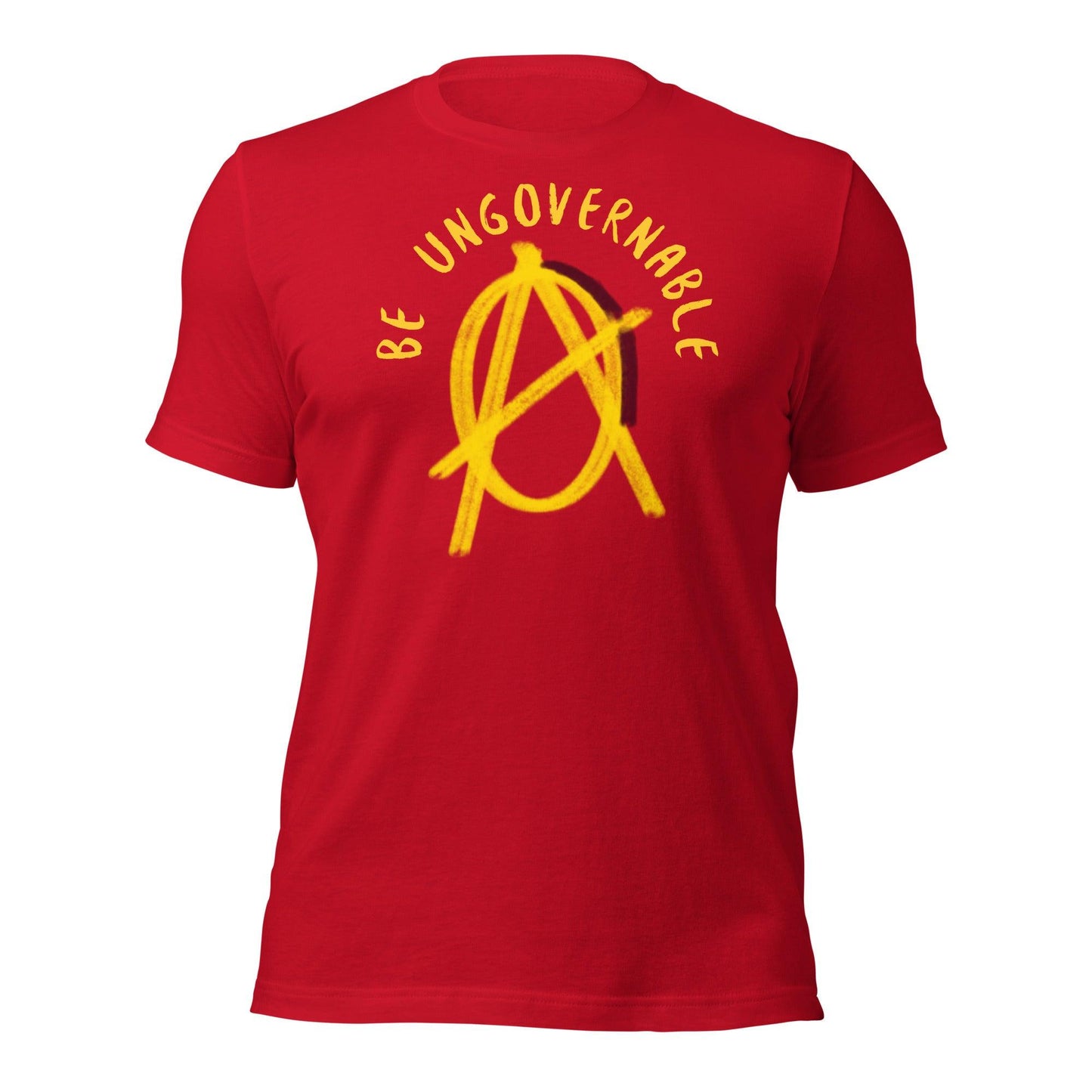 Anarchy Wear "Be Ungovernable" Gold Unisex t-shirt - AnarchyWear
