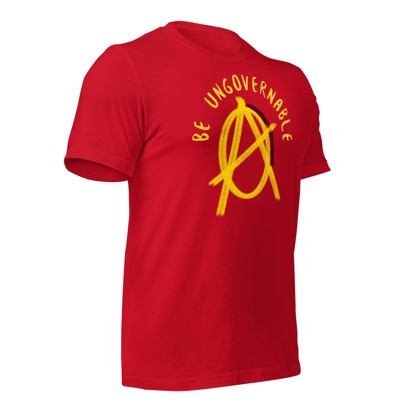 Anarchy Wear "Be Ungovernable" Gold Unisex t-shirt - AnarchyWear