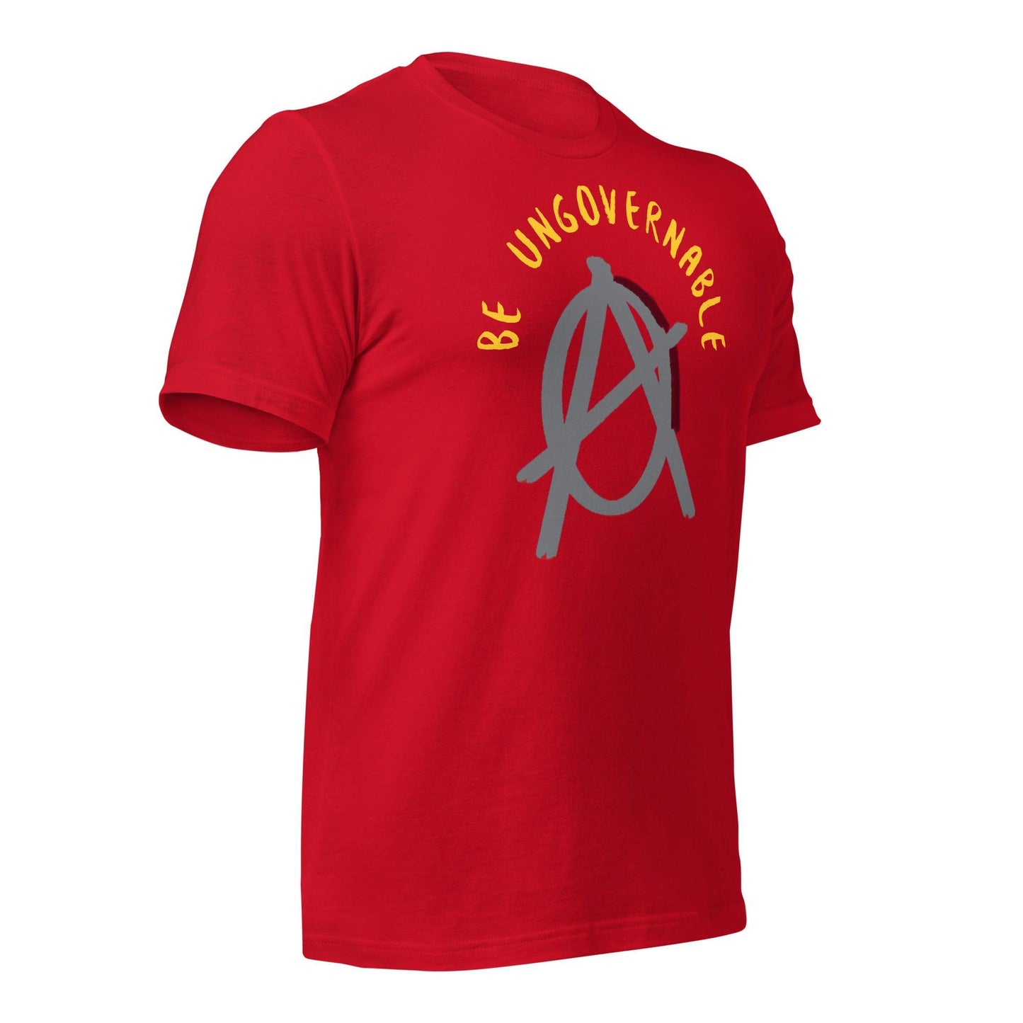 Anarchy Wear "Be Ungovernable" Agora Grey Unisex t-shirt - AnarchyWear